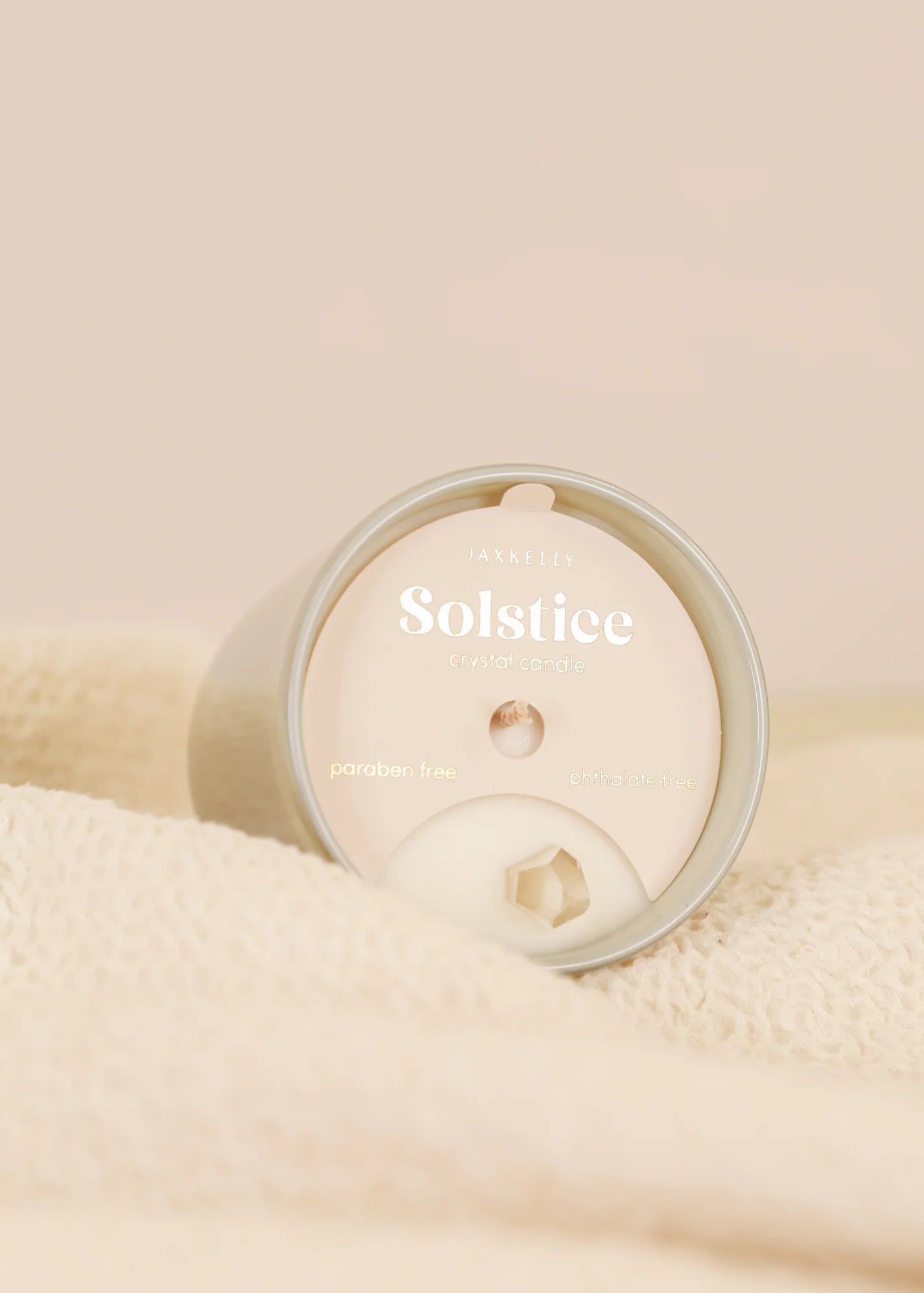 9oz - Solstice Crystal Candle - Fern