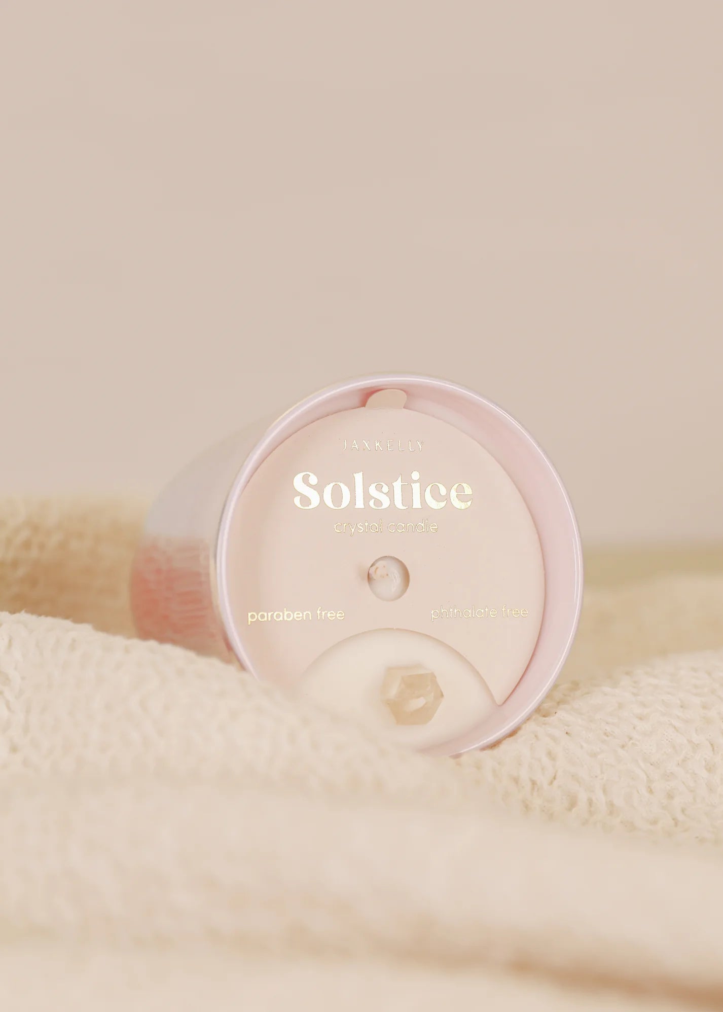 9oz - Solstice Crystal Candle - Periwinkle