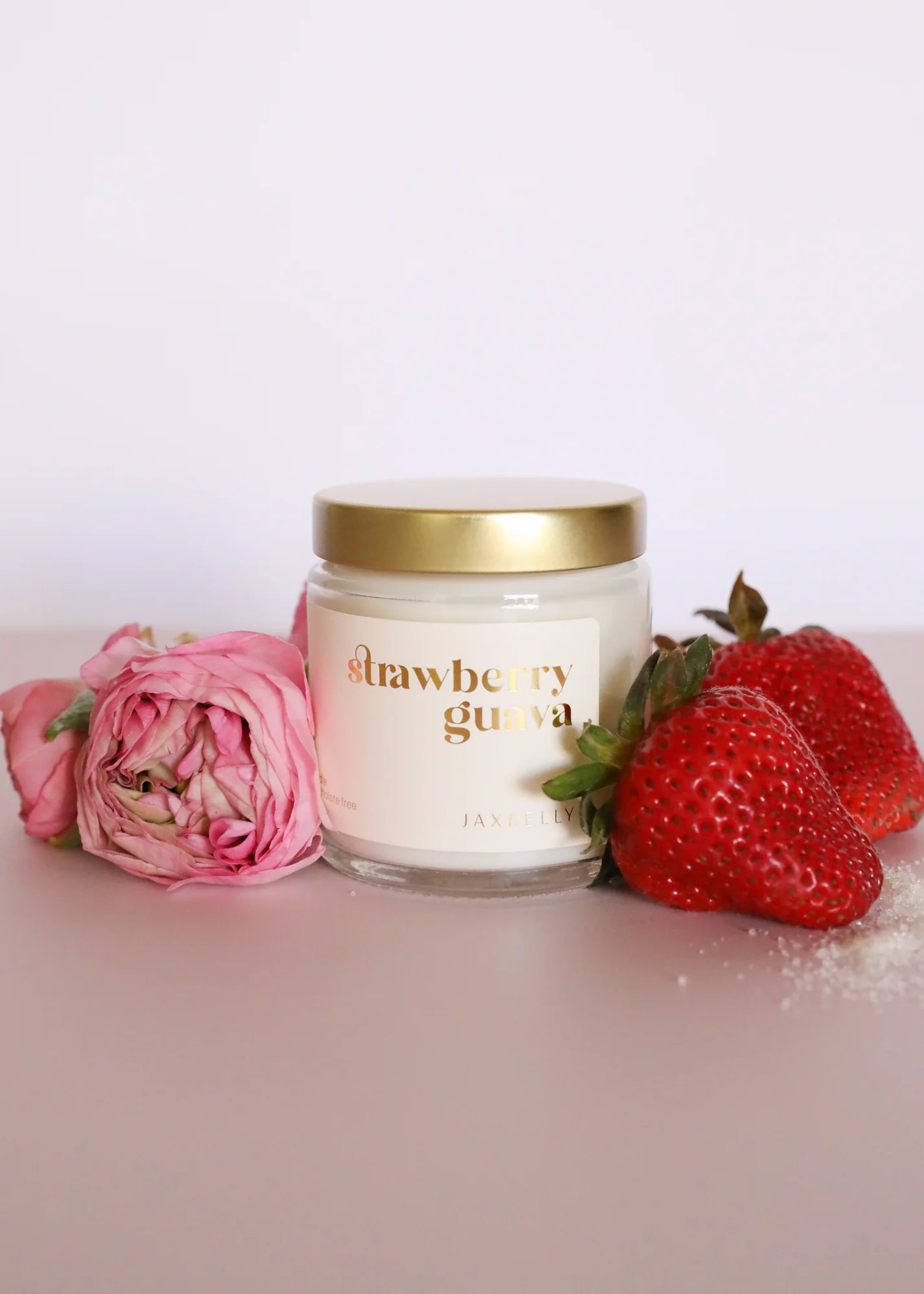 4oz - Strawberry Guava Candle - Clear