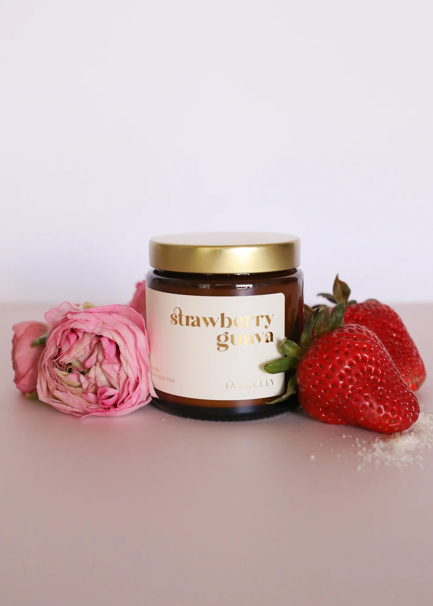 4oz - Strawberry Guava Candle - Amber