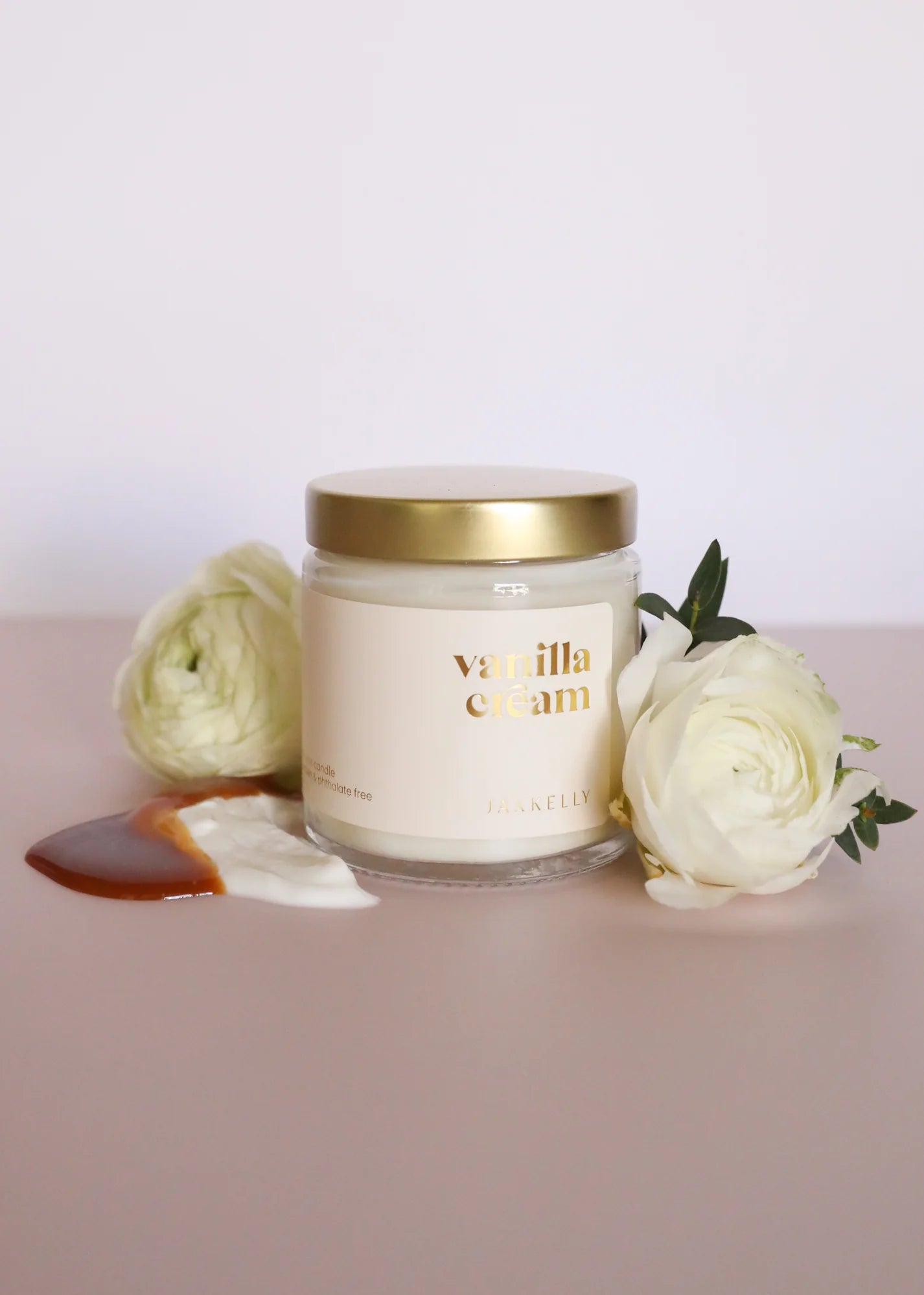 4oz - Vanilla Cream Candle - Clear