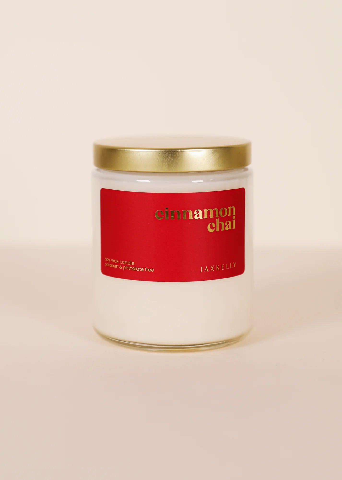 9oz - Cinnamon Chai Holiday Candle - Clear