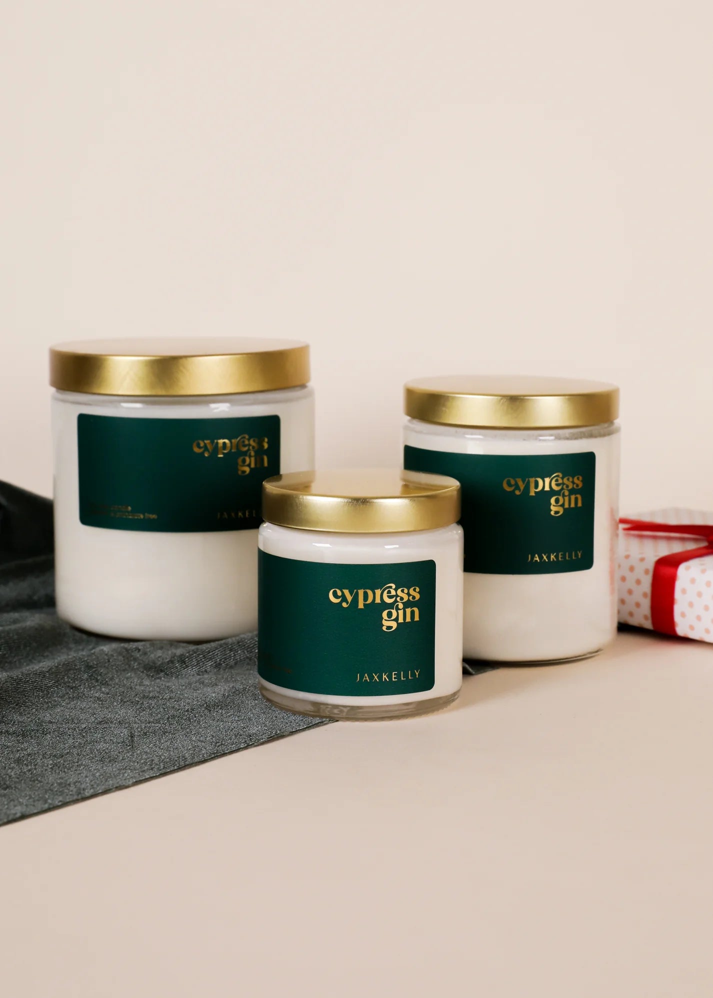 4oz - Cypress Gin Holiday Candle - Clear