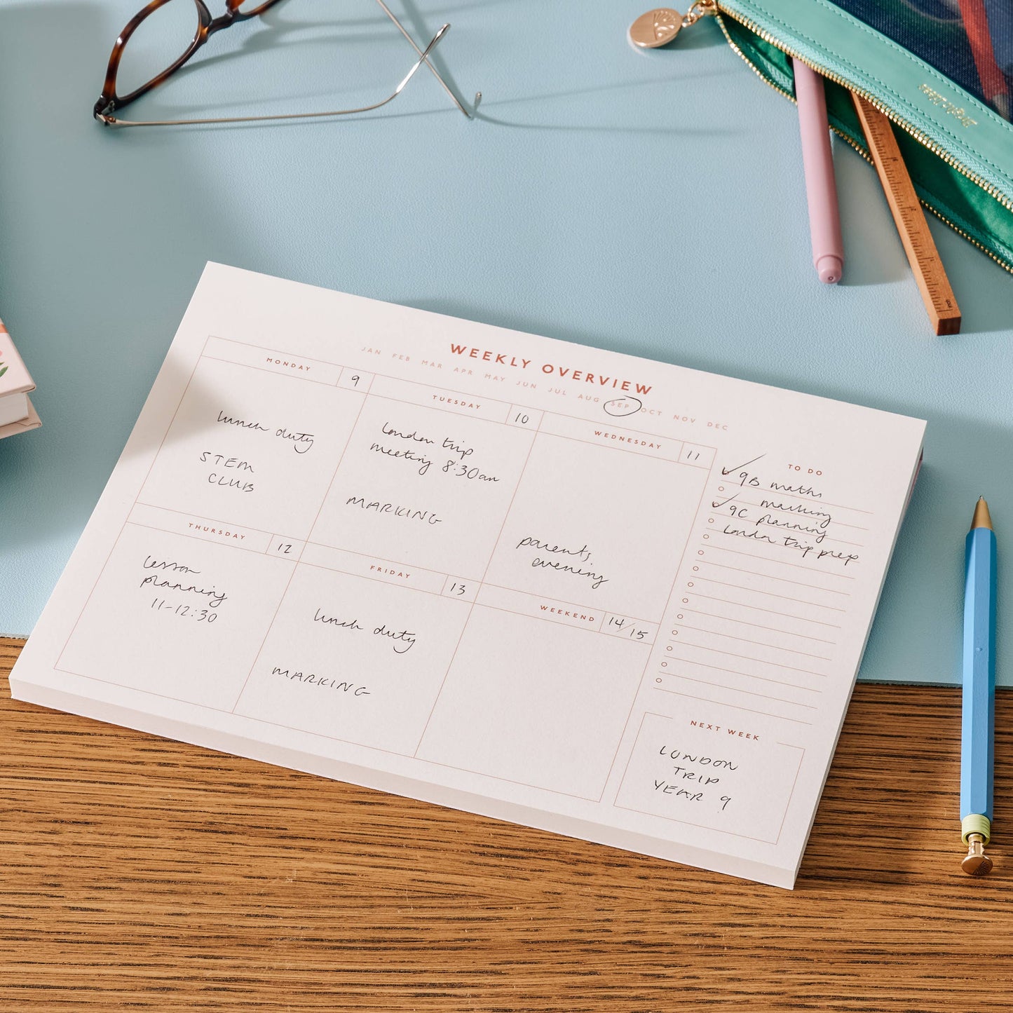 Joy - Weekly Desk Planner