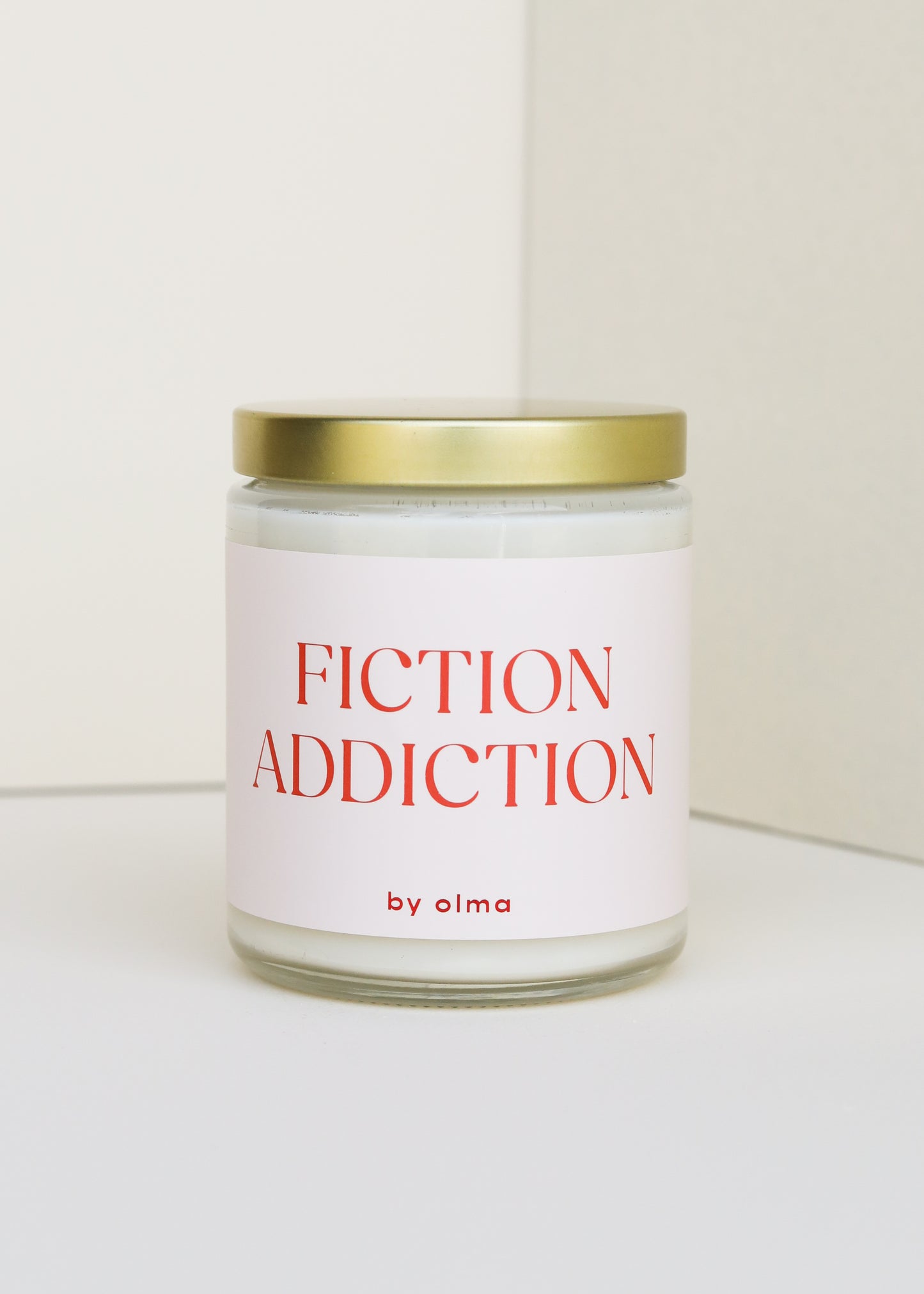 Fiction Addiction - Book Lover Candle - 9oz Clear
