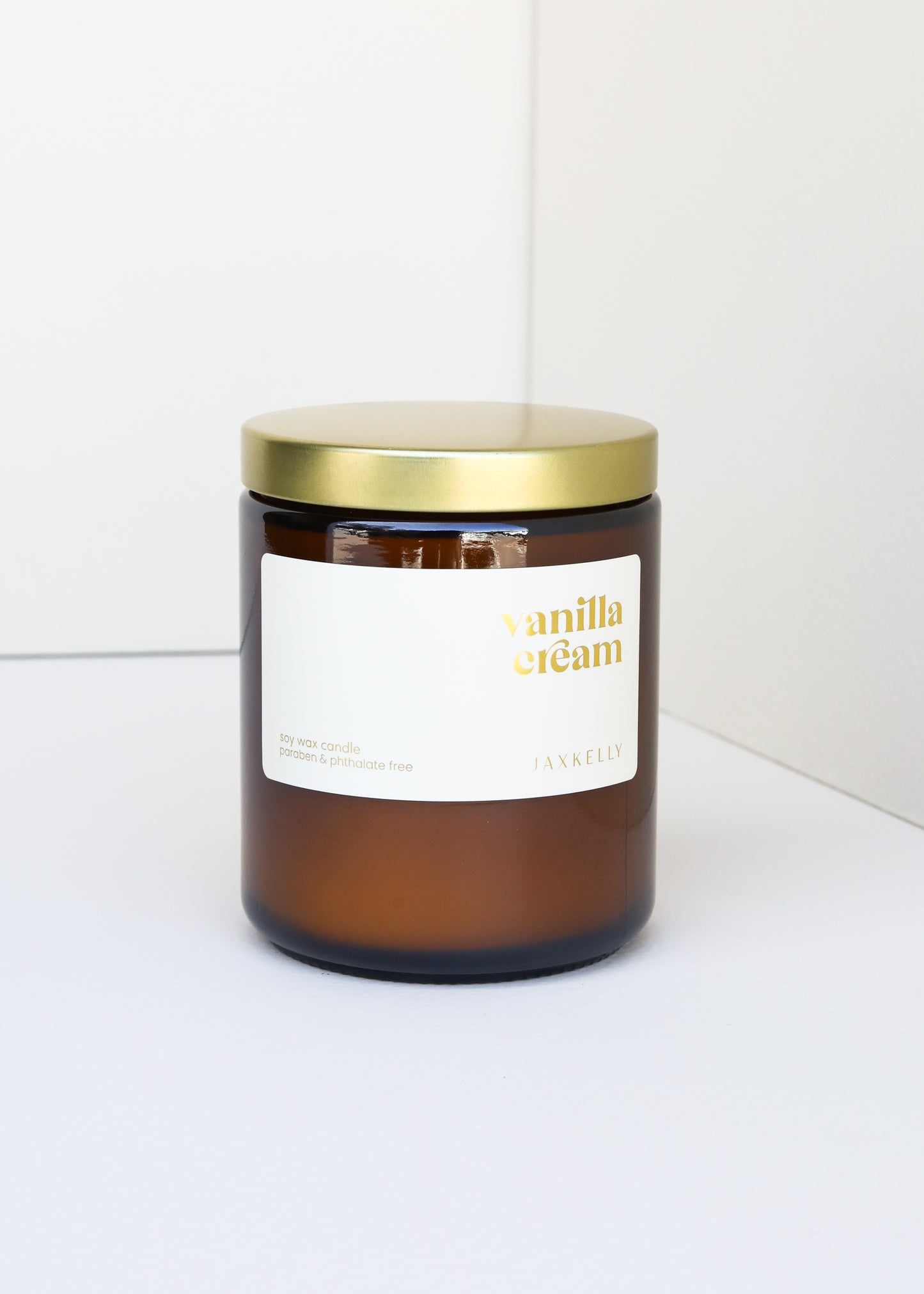 9oz - Vanilla Cream Candles - Amber