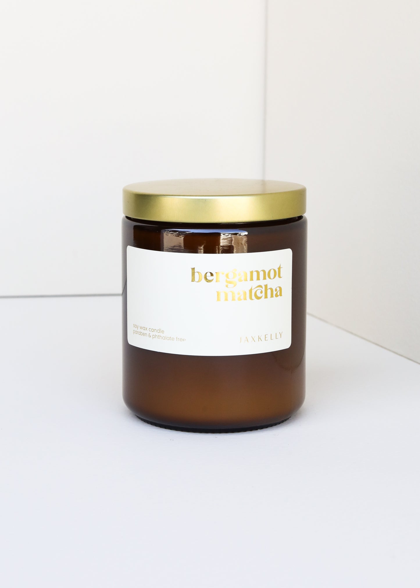 9oz - Bergamot Matcha Candles - Amber