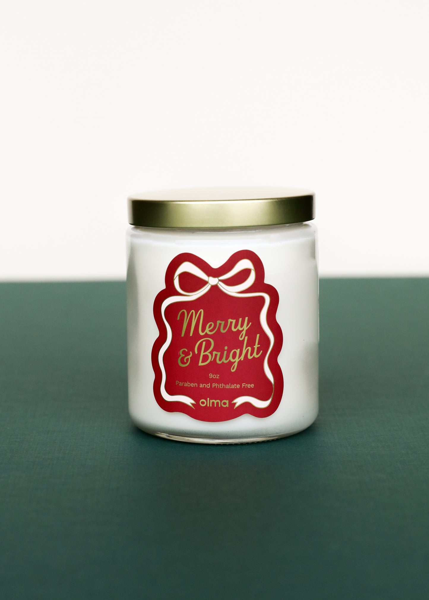 9oz - Merry & Bright Holiday Candle - Clear