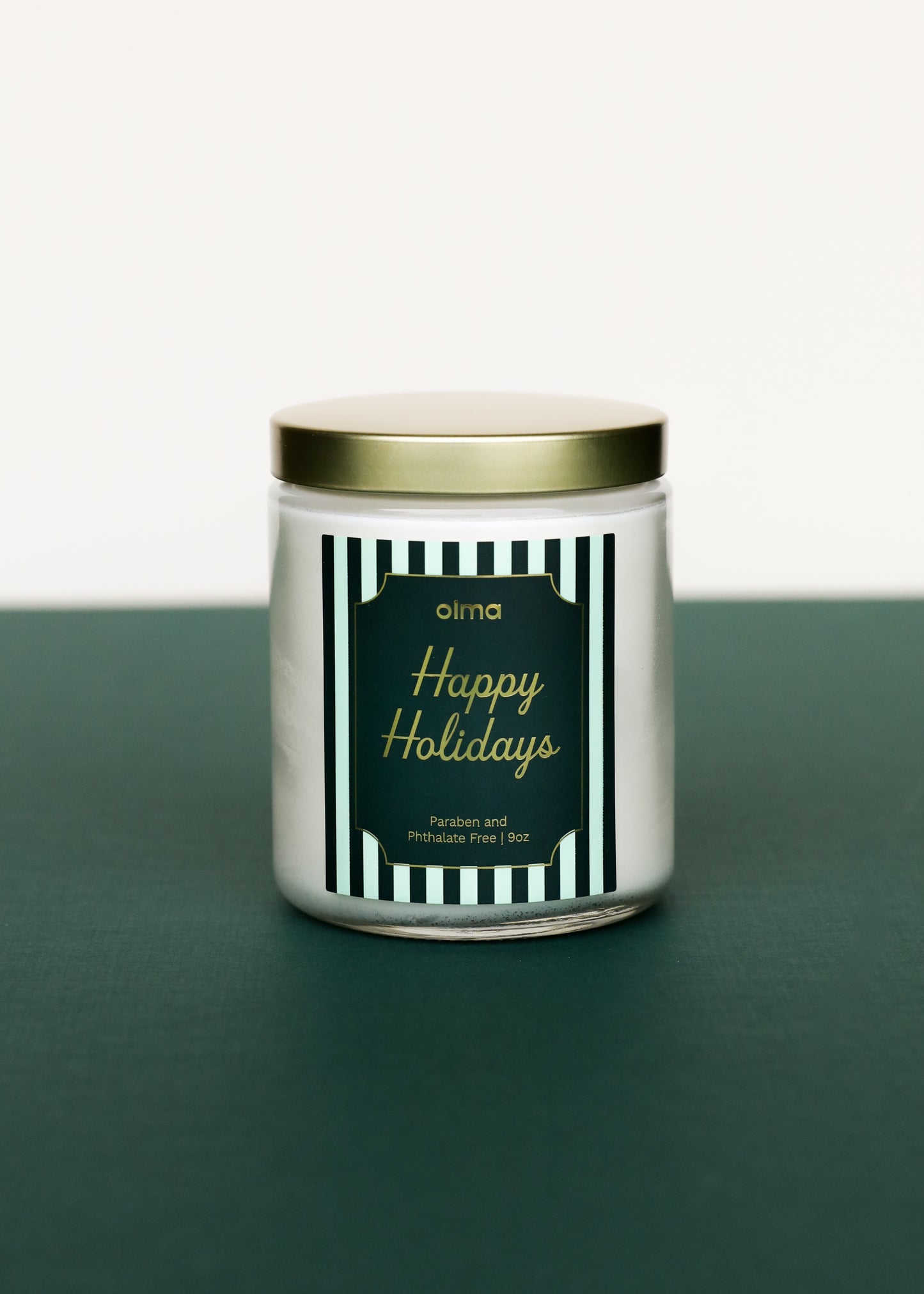 9oz - Happy Holidays Candle - Clear