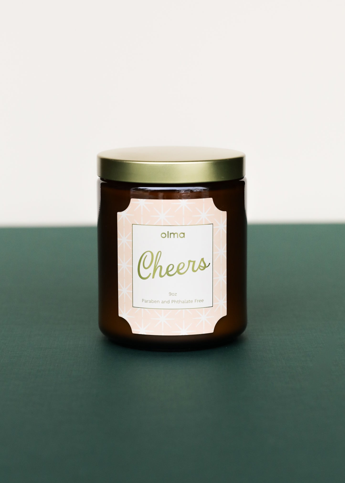 9oz - Cheers Holiday Candle - Amber
