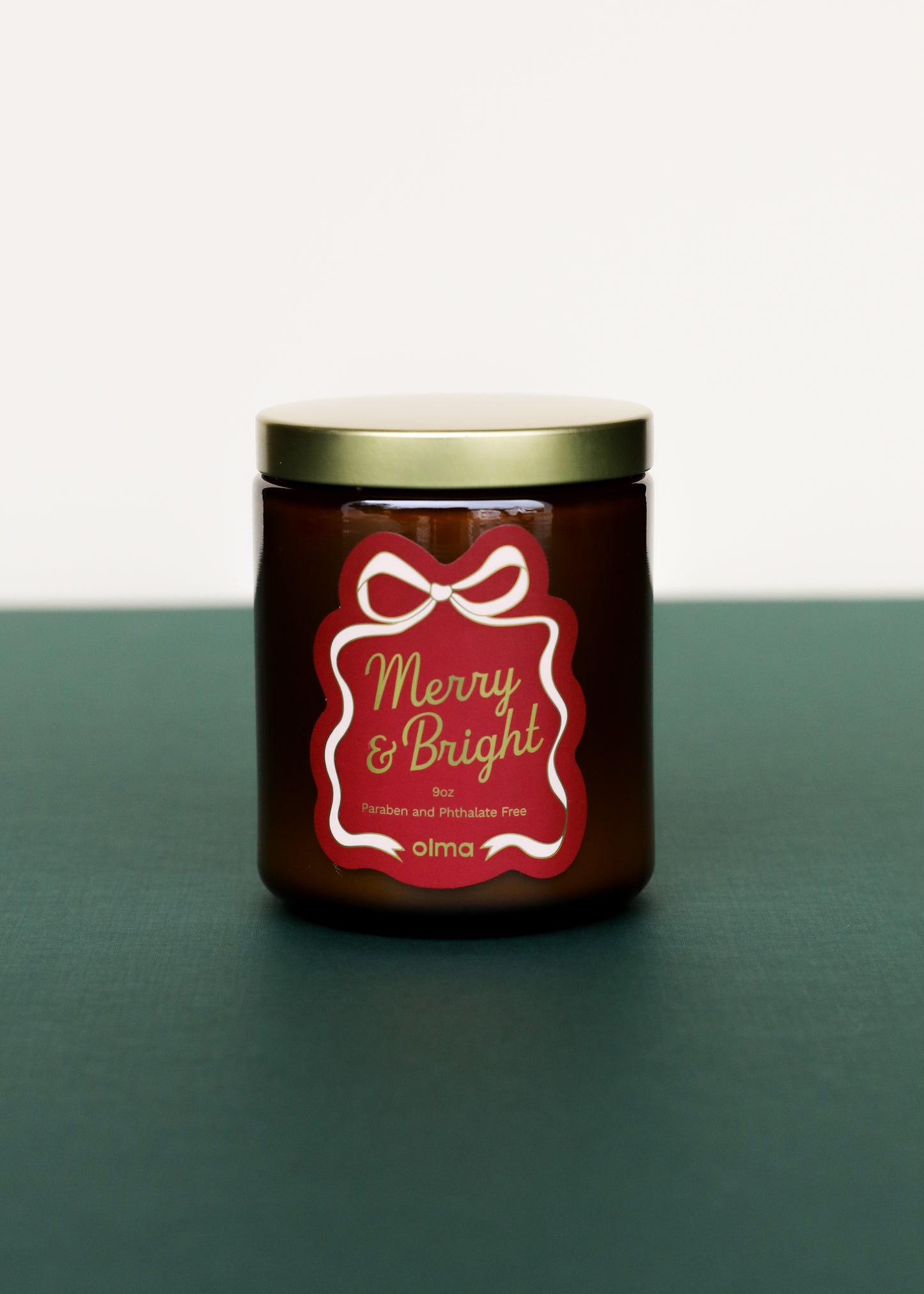 9oz - Merry & Bright Holiday Candle - Amber