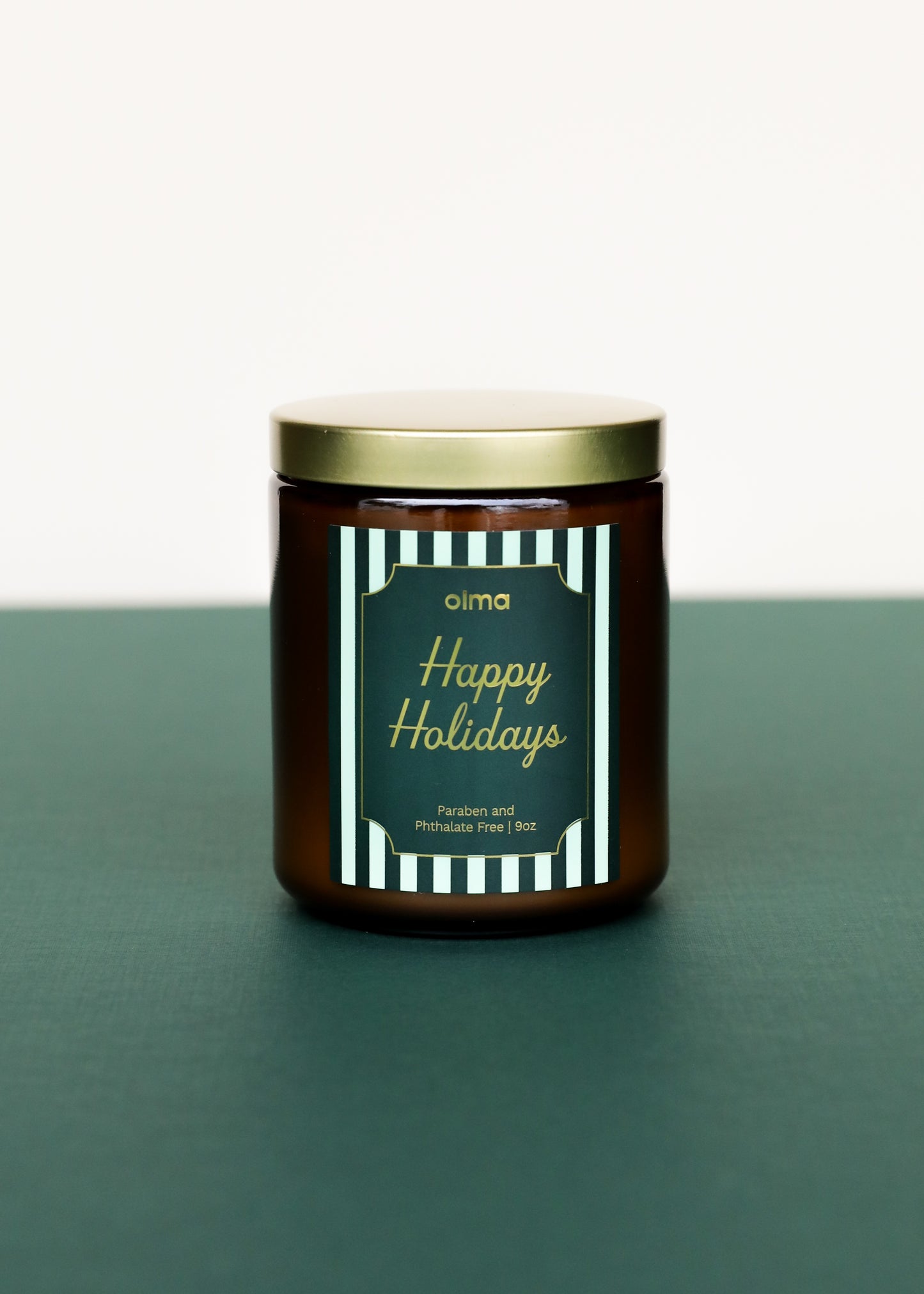9oz - Happy Holidays Candle - Amber