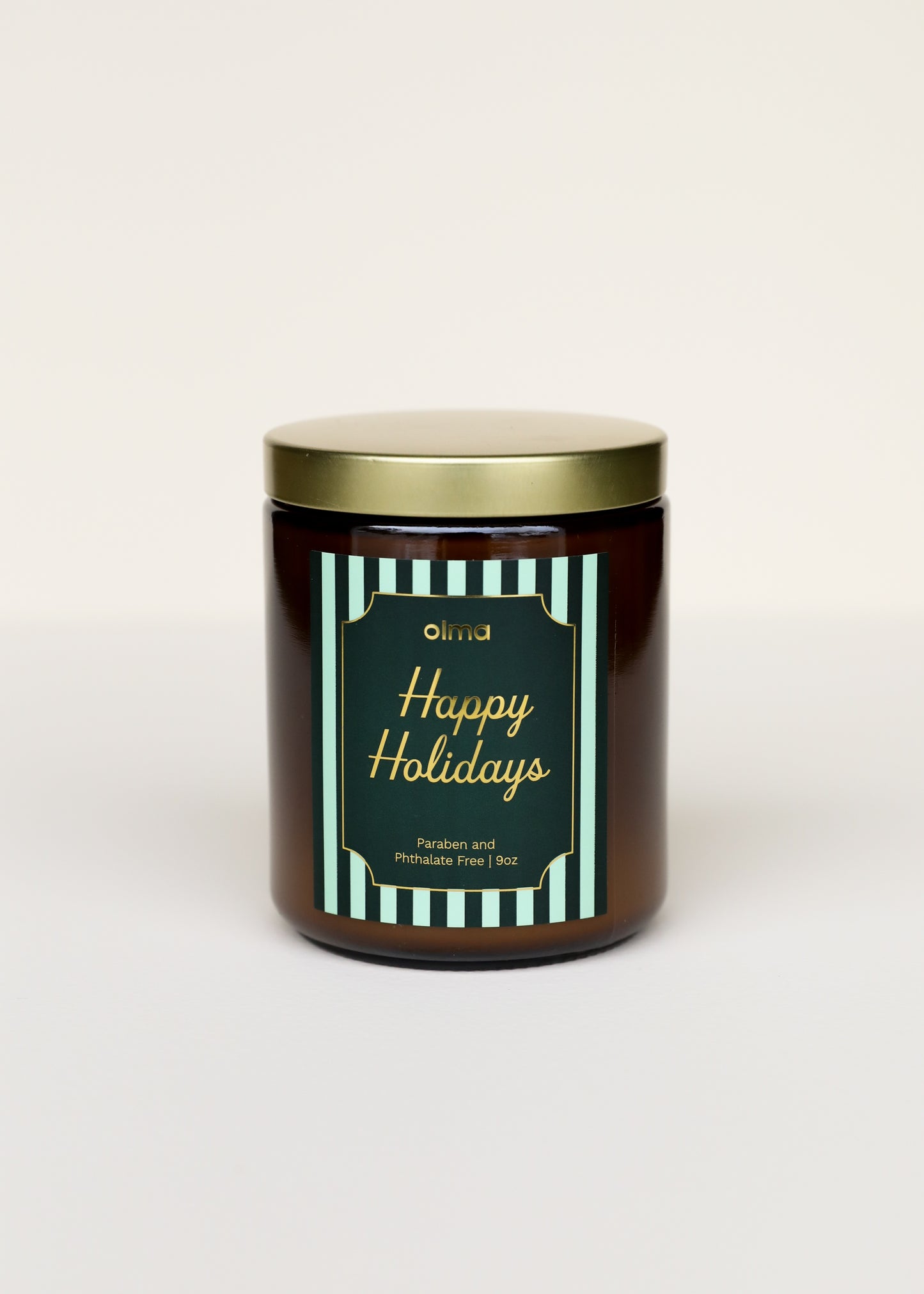 9oz - Happy Holidays Candle - Amber
