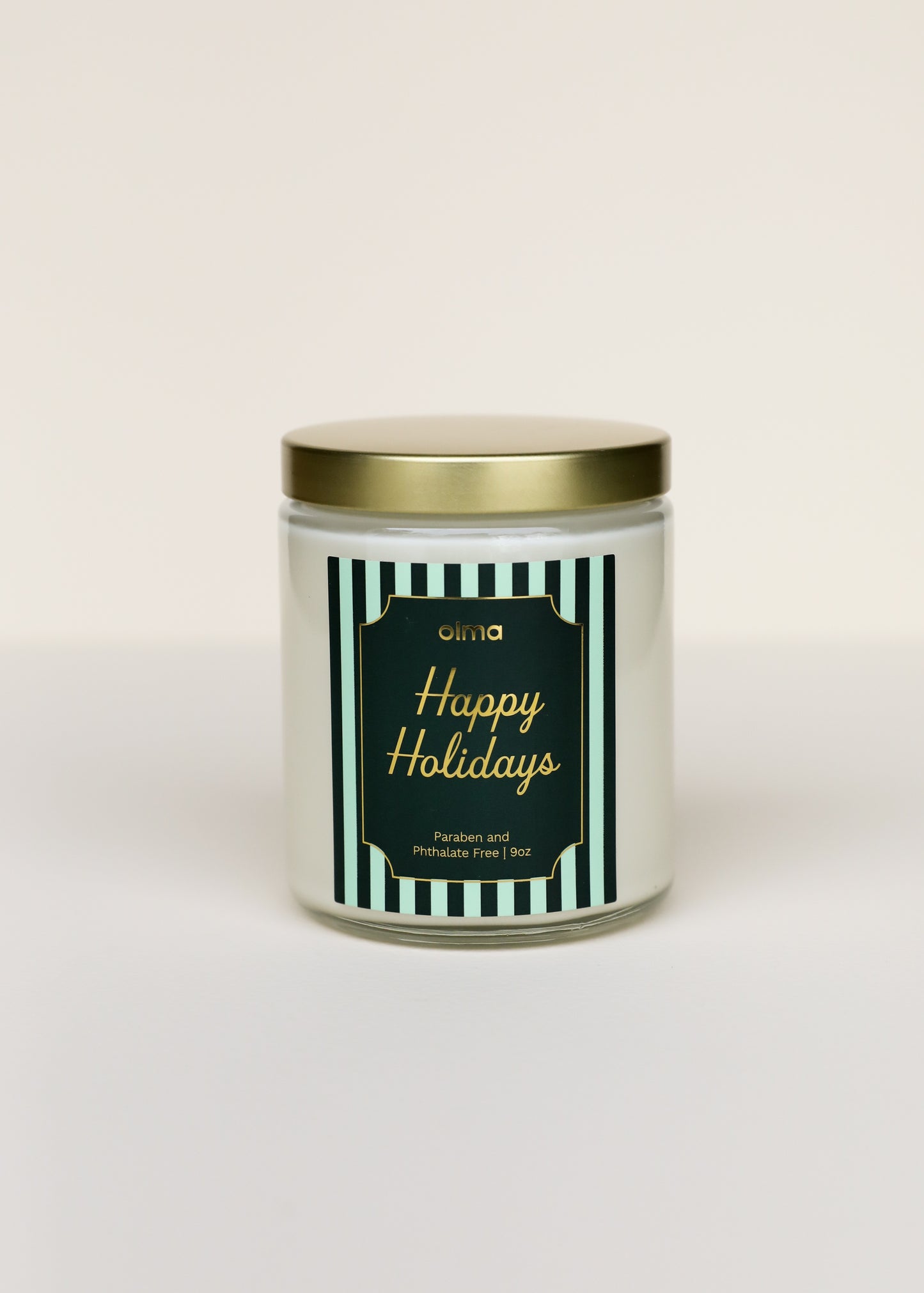 9oz - Happy Holidays Candle - Clear