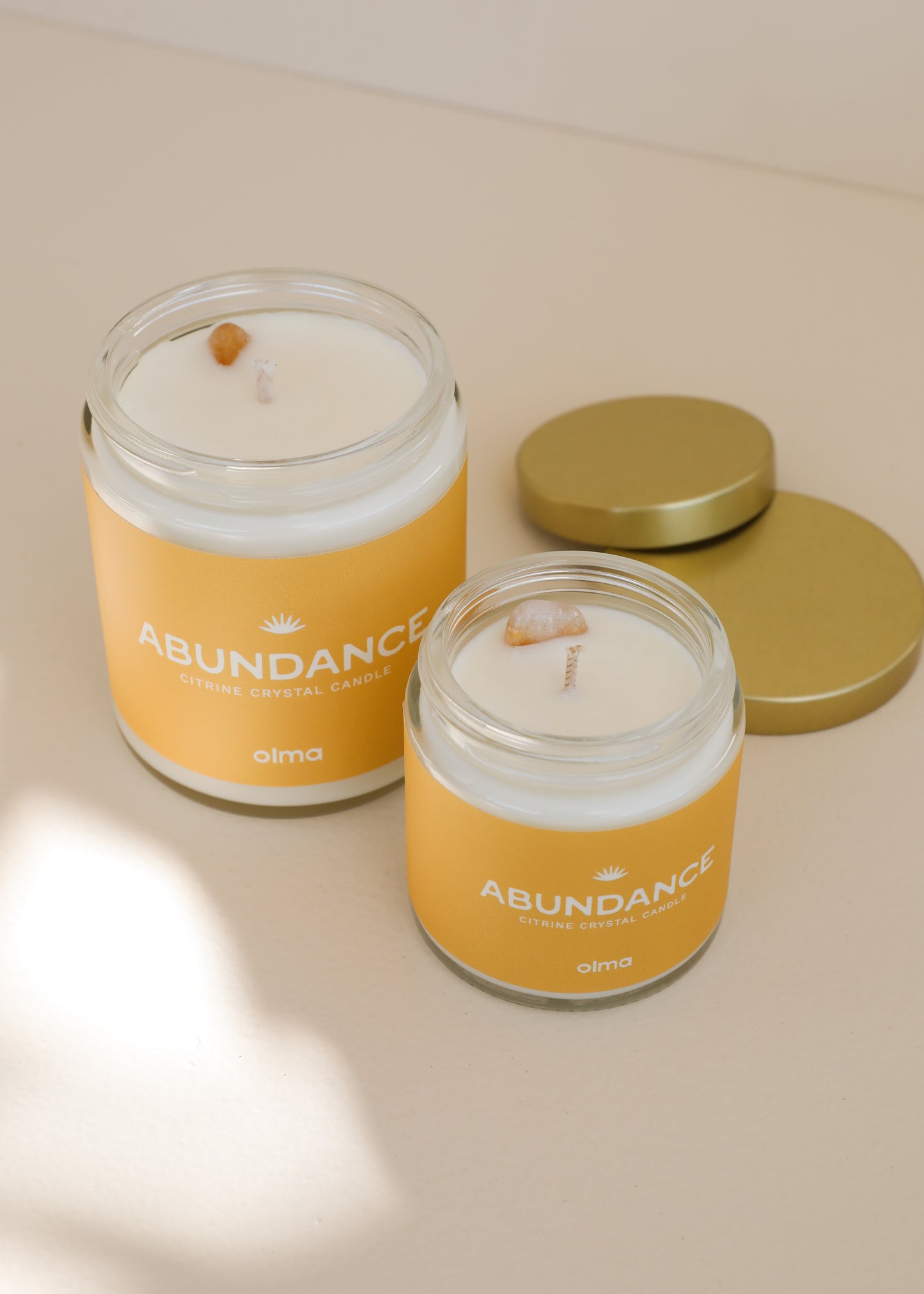 Abundance Intention Candle - Clear