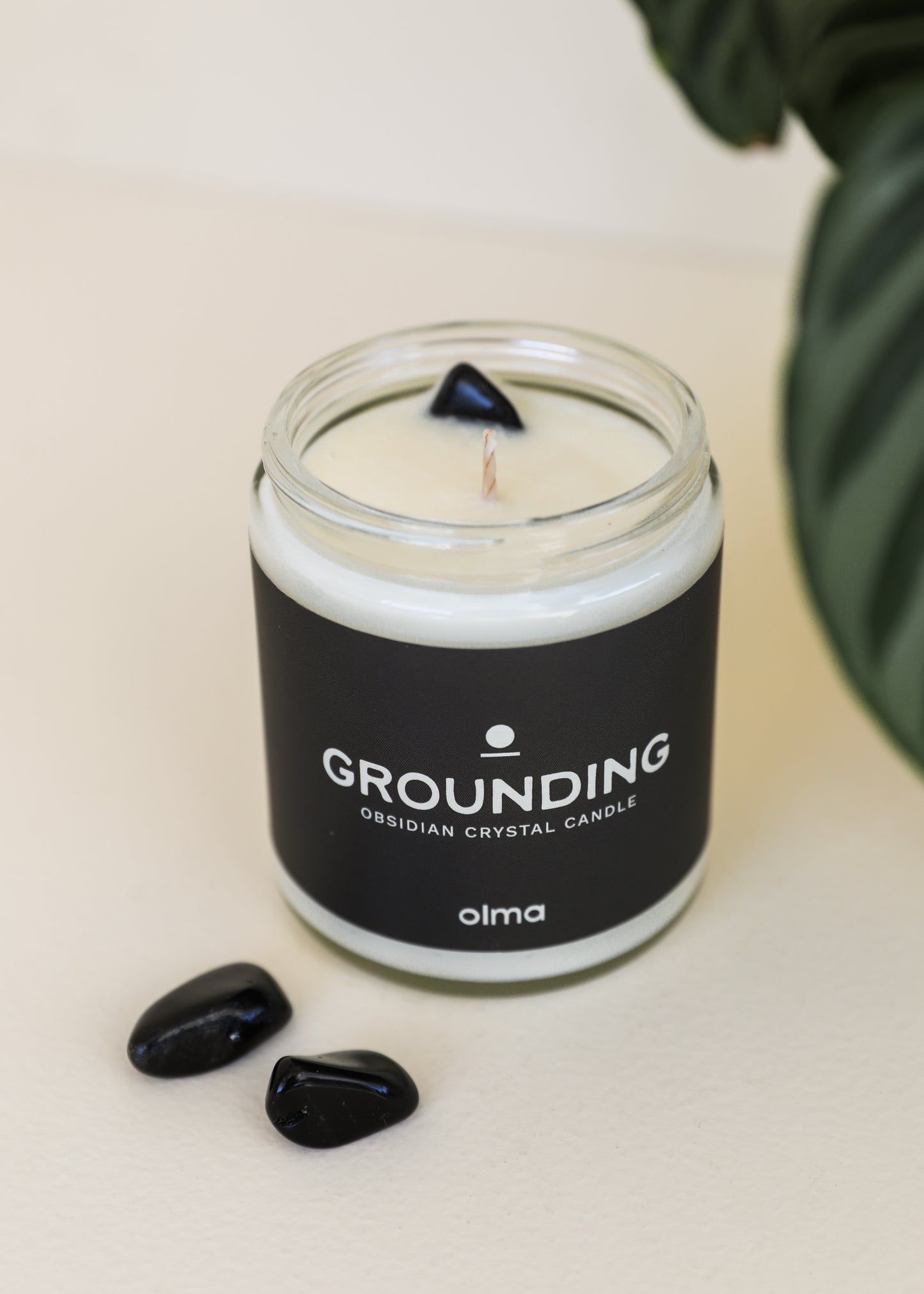 Grounding Intention Candle - Clear