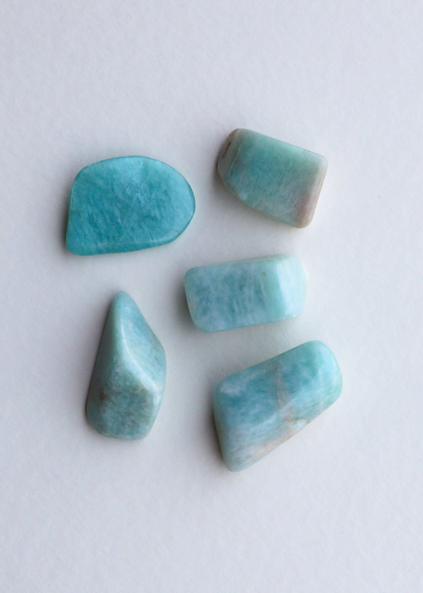 Amazonite — Set of 5 Crystals