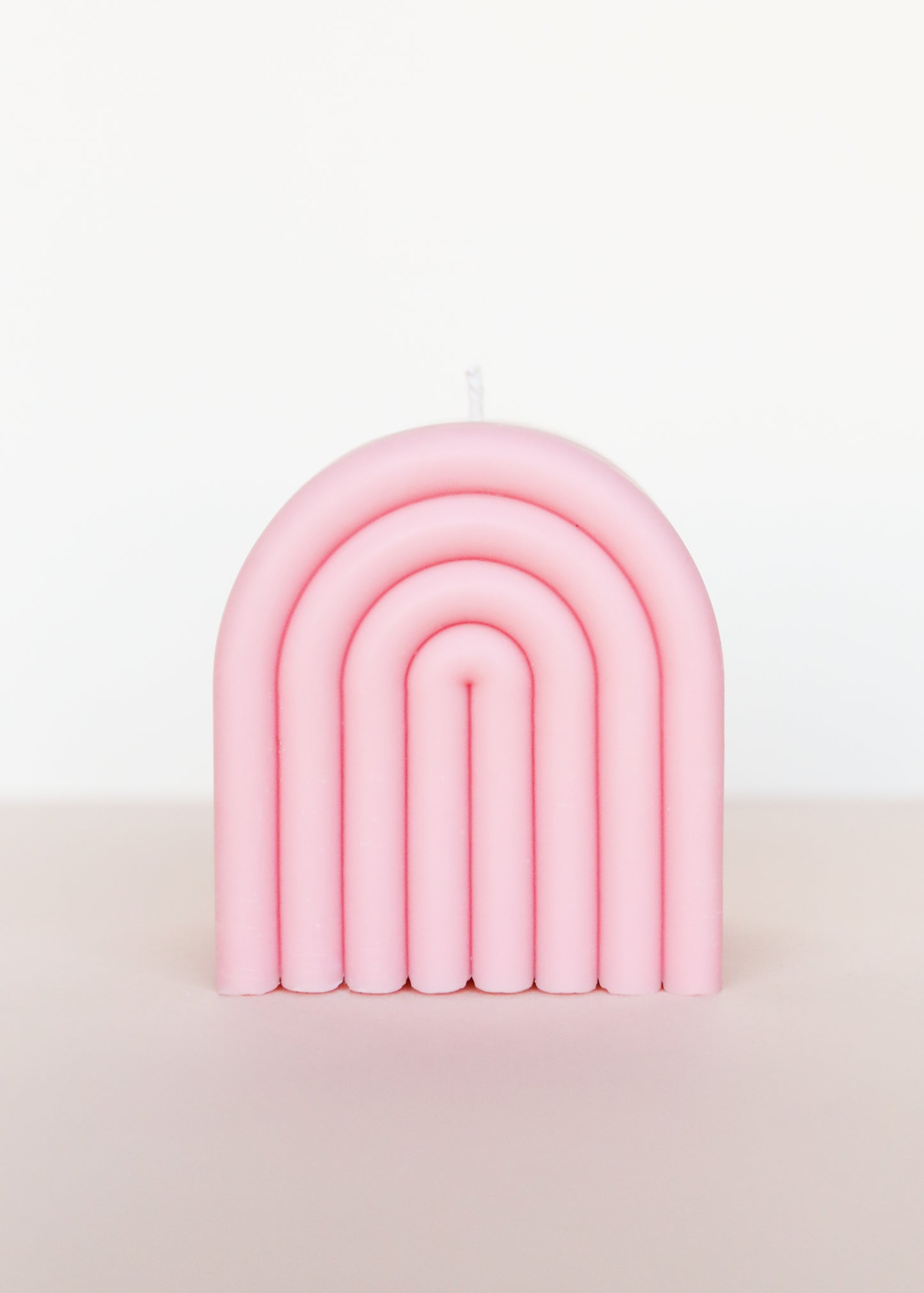 Short Arch Candle - Pink