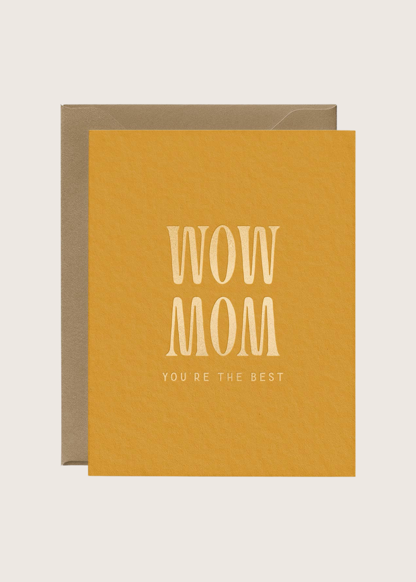 Wow Mom Mother's Day Greeting Card