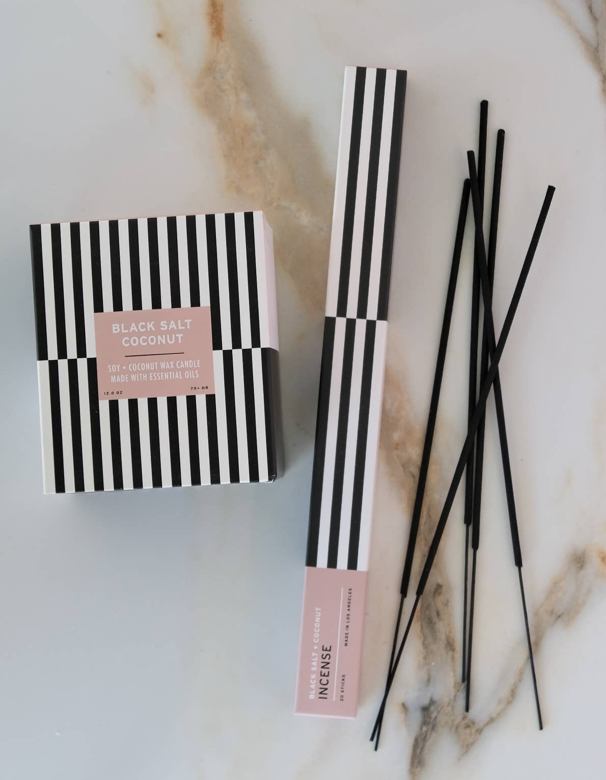 Black Salt + Coconut Incense