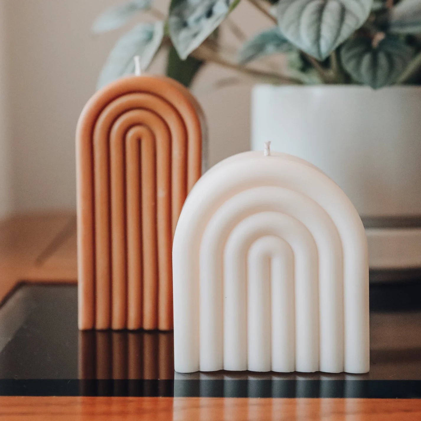 Short Arch Candles - Cream