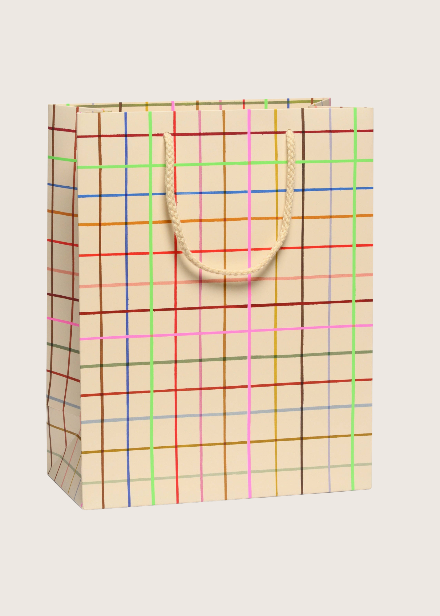 Color Grid Gift Bag - Large