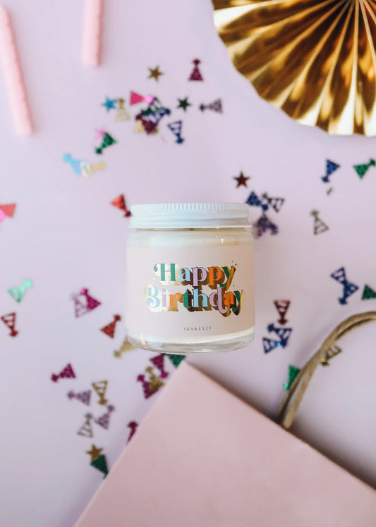 4oz - Happy Birthday Celebration Candle