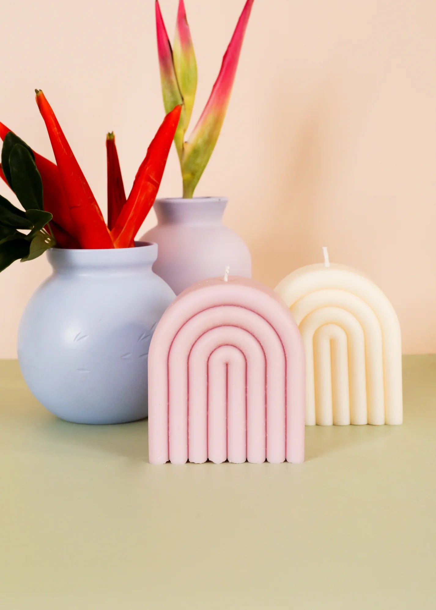 Short Arch Candles - Periwinkle