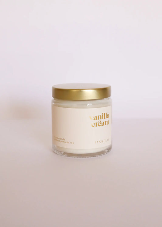 4oz - Vanilla Cream Candle - Clear