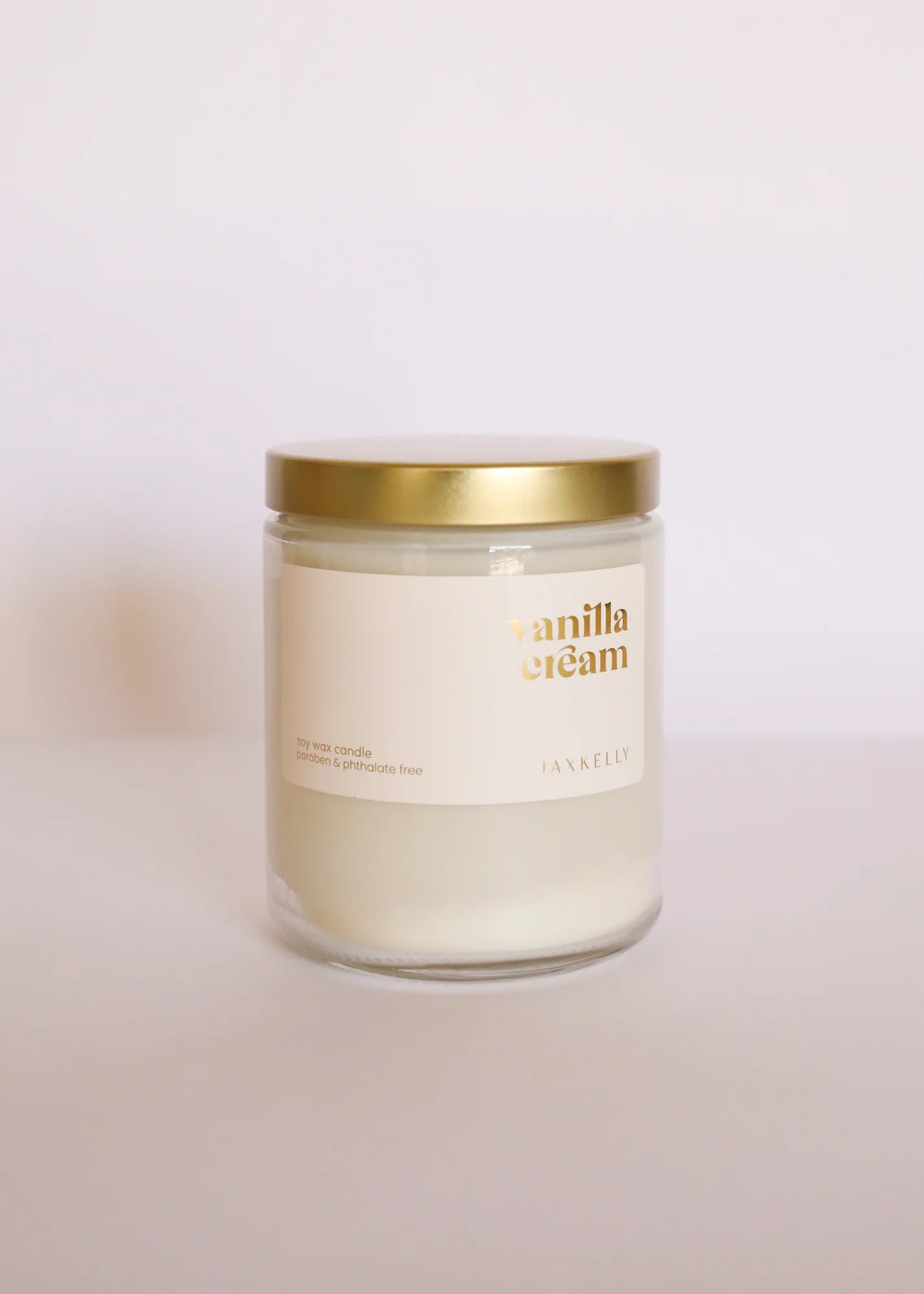 9oz - Vanilla Cream Candle - Clear