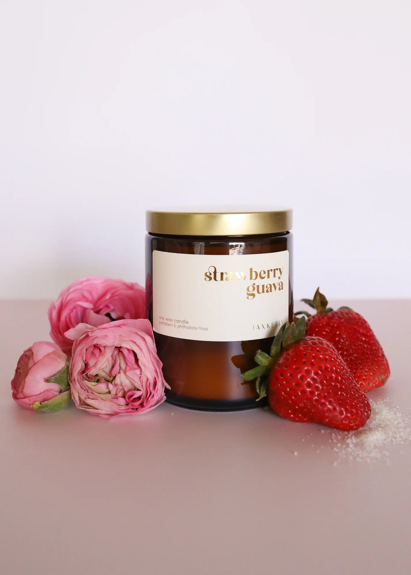 9oz - Strawberry Guava Candles - Amber