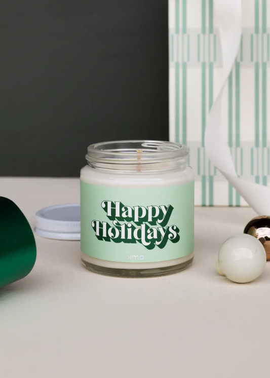 4oz - Holiday Candle - Happy Holidays