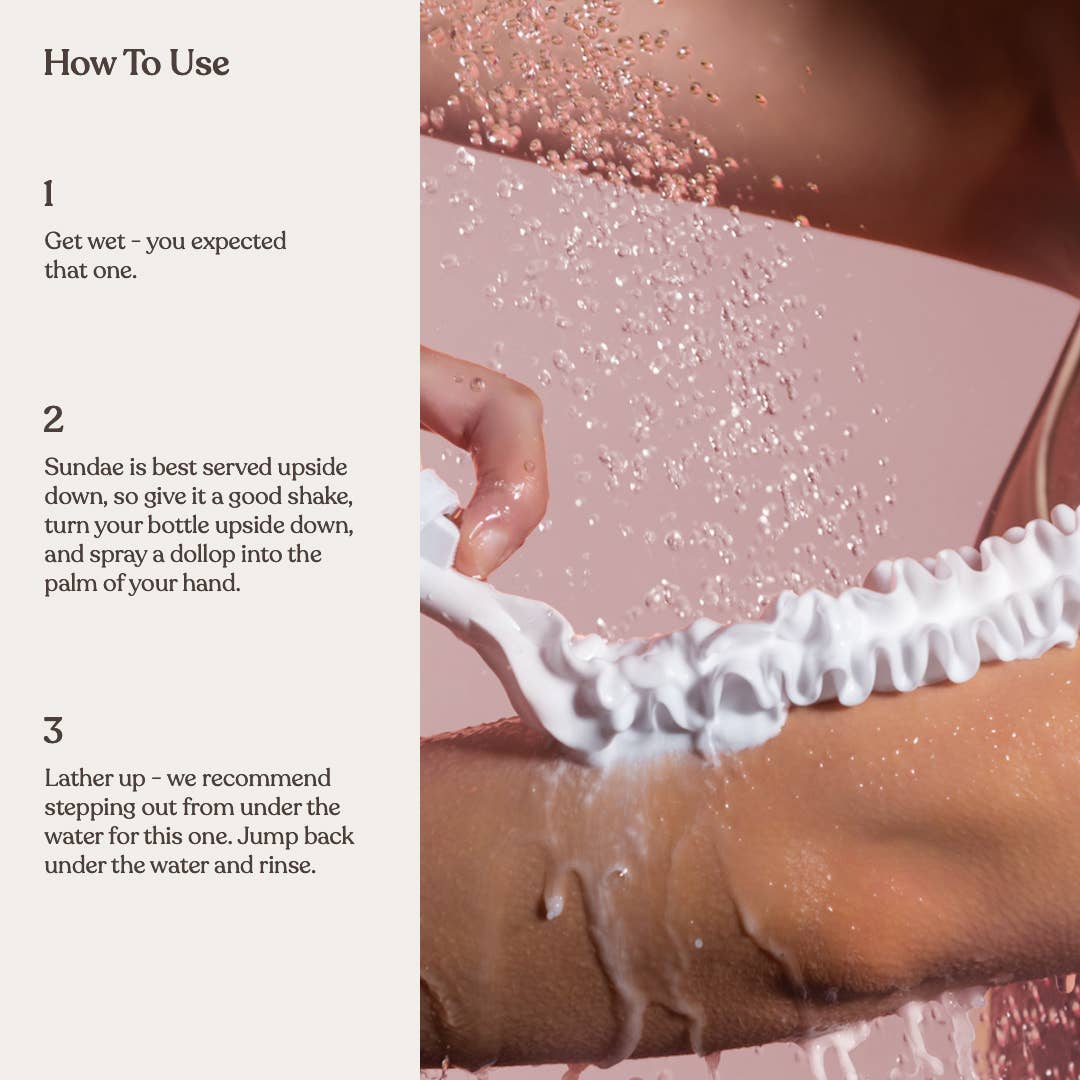 Sundae Whipped Shower Foam – Berry