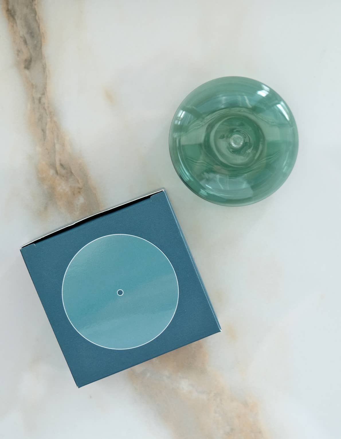 Glass Bubble Incense Holder - Amber