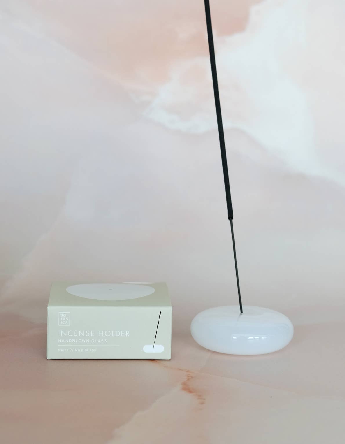Glass Bubble Incense Holder - Lavender