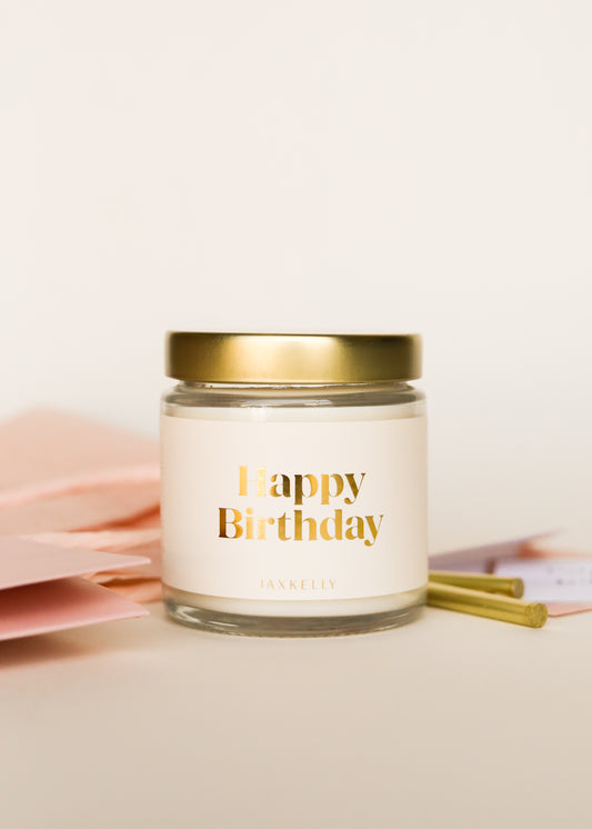 4oz - Happy Birthday Celebration Candle