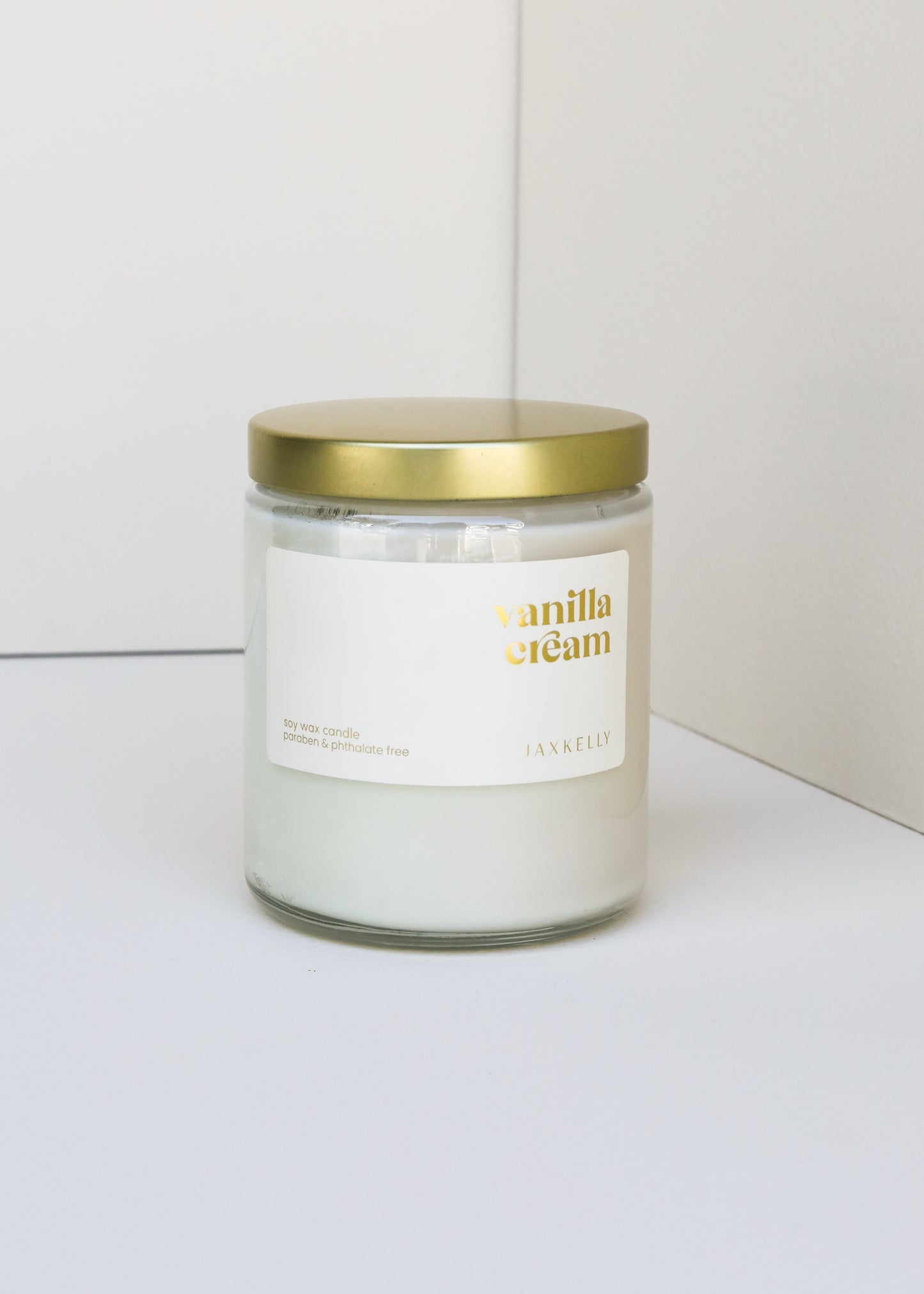 9oz - Vanilla Cream Candle - Clear