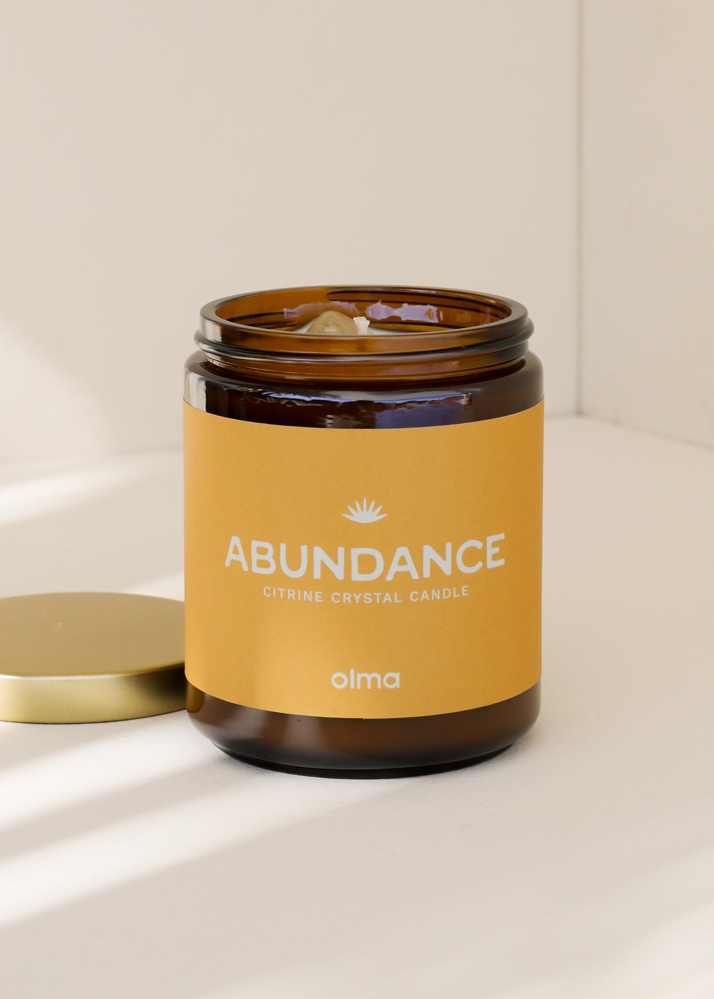 Abundance Intention Candle - Amber