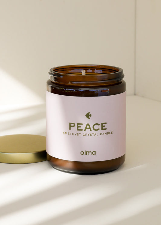 Peace Intention Candle - Amber
