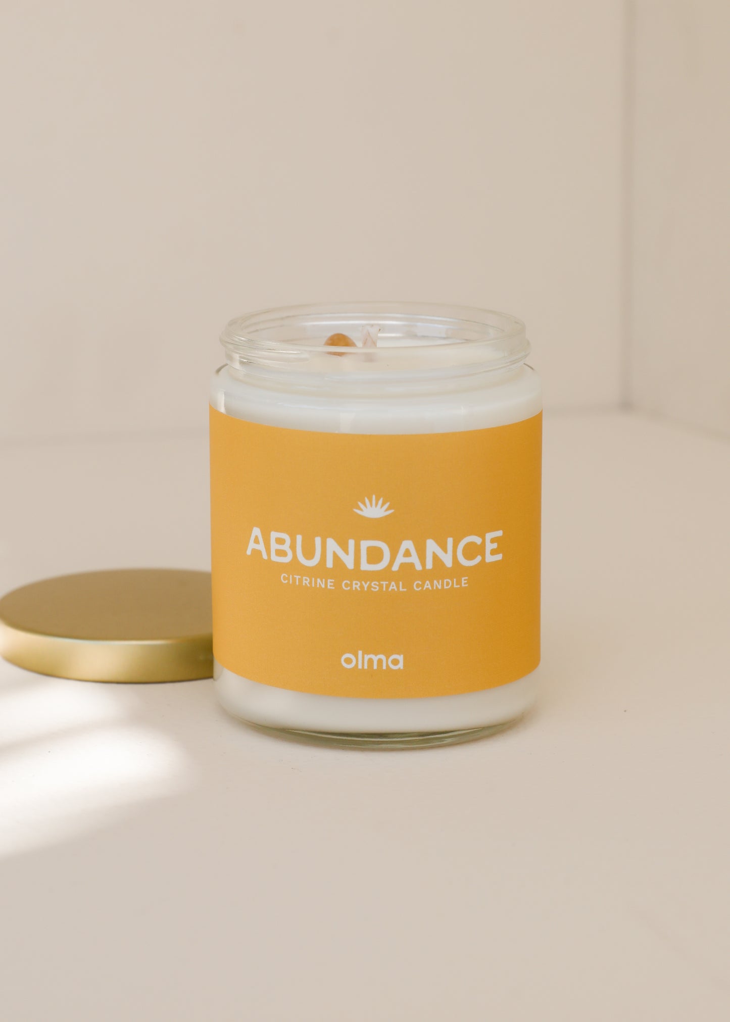 Abundance Intention Candle - Clear