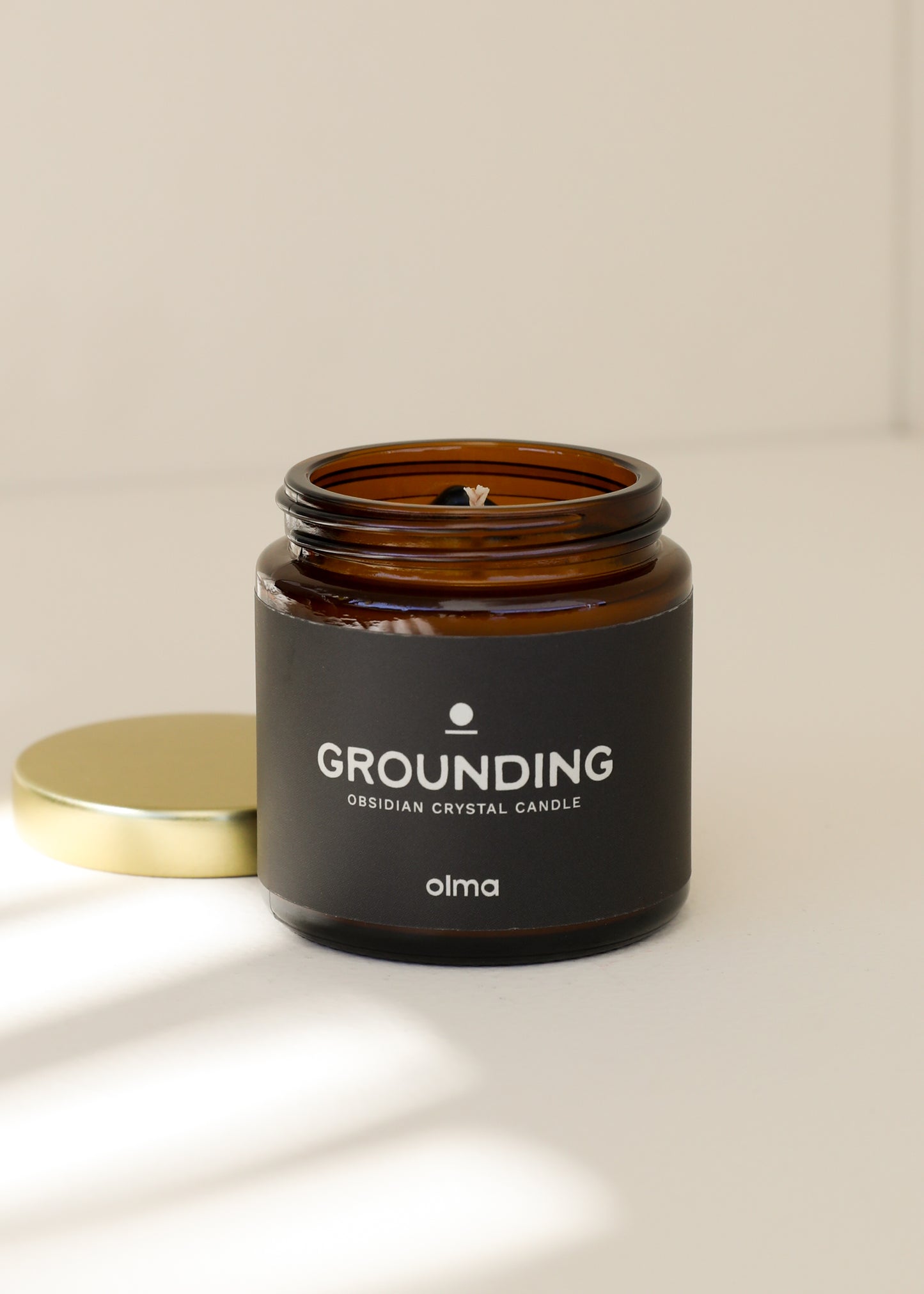 Grounding Intention Candle - Amber