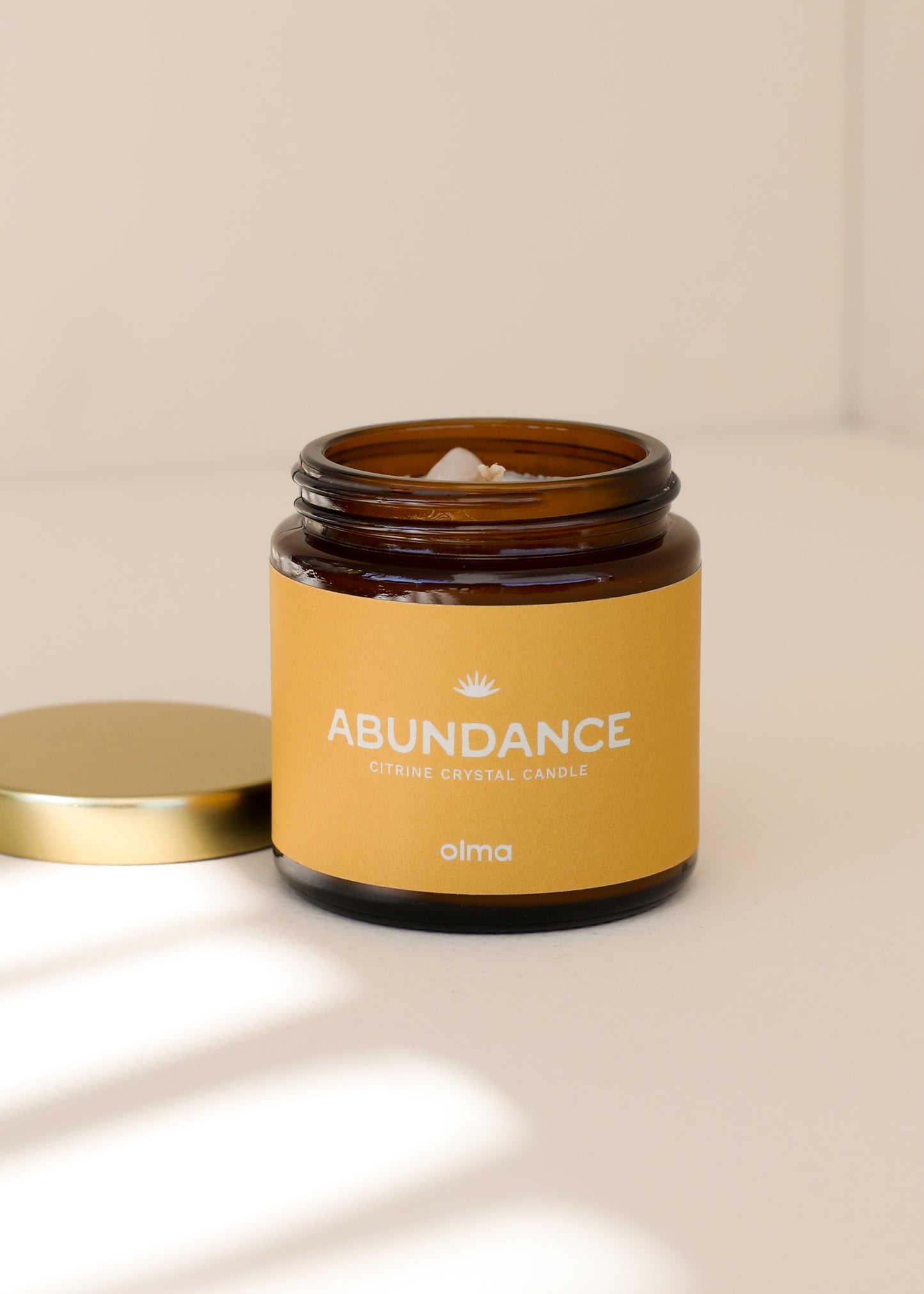 Abundance Intention Candle - Amber
