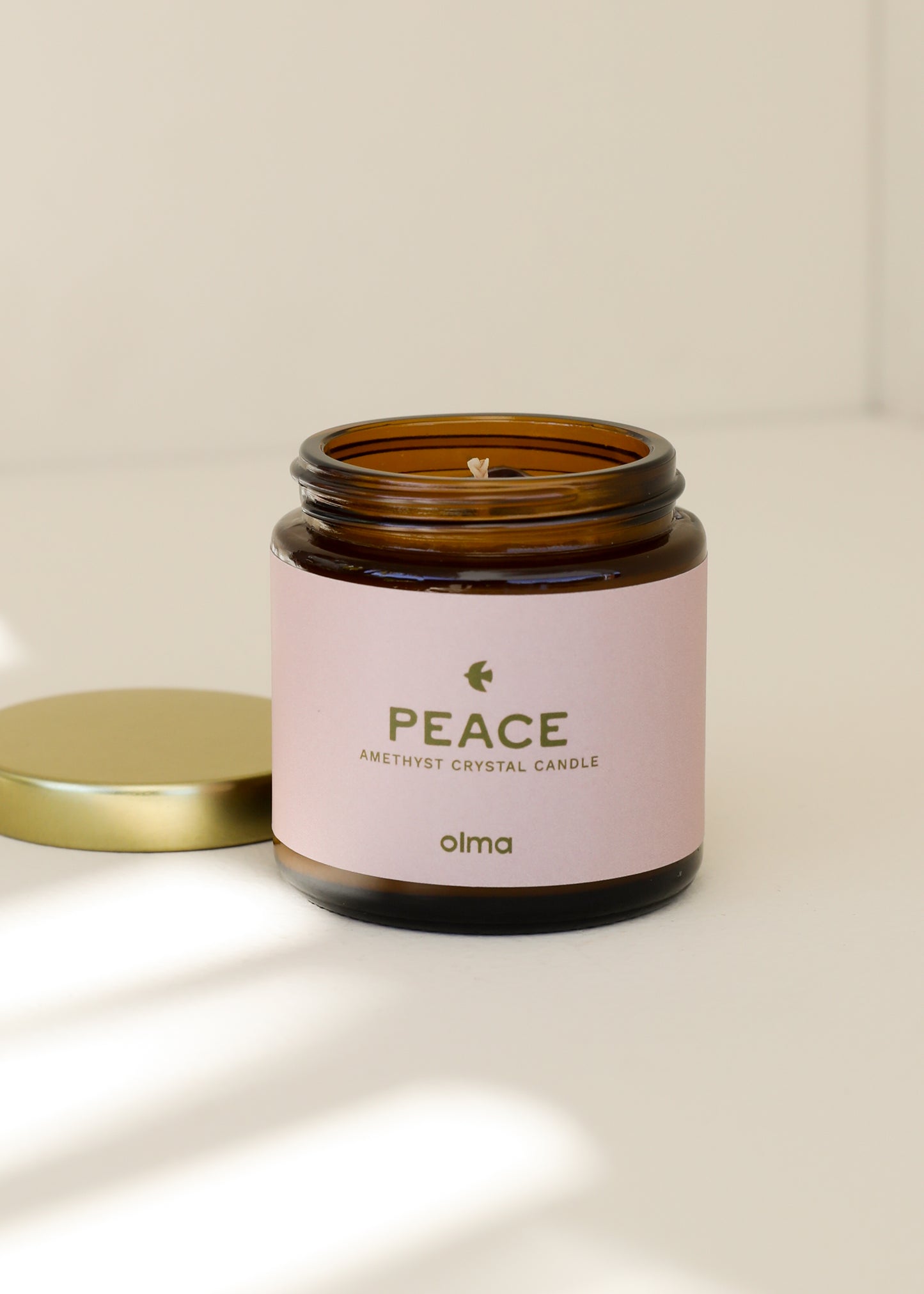 Peace Intention Candle - Amber