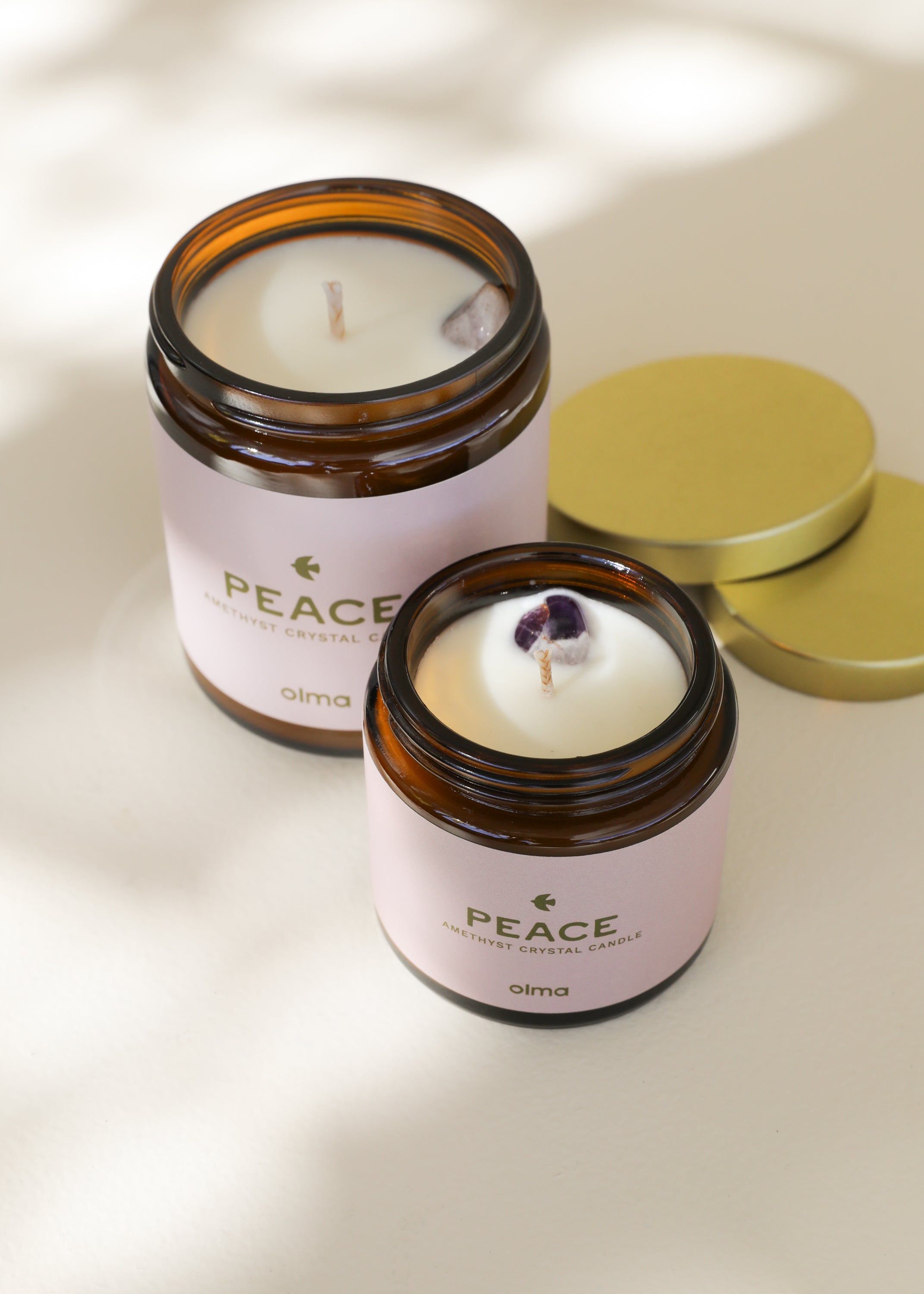 Peace Intention Candle - Amber – JaxKelly Candles