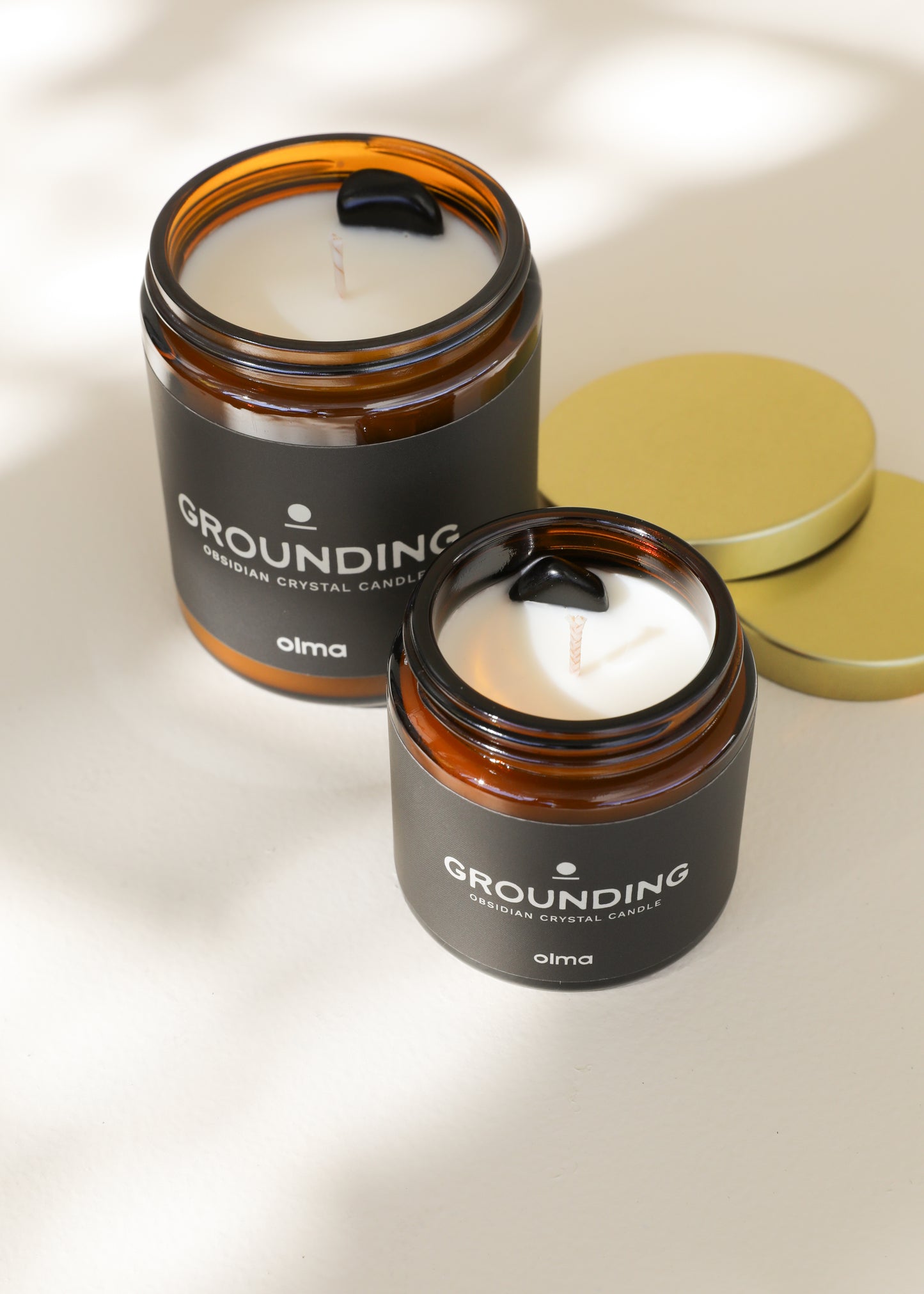 Grounding Intention Candle - Amber