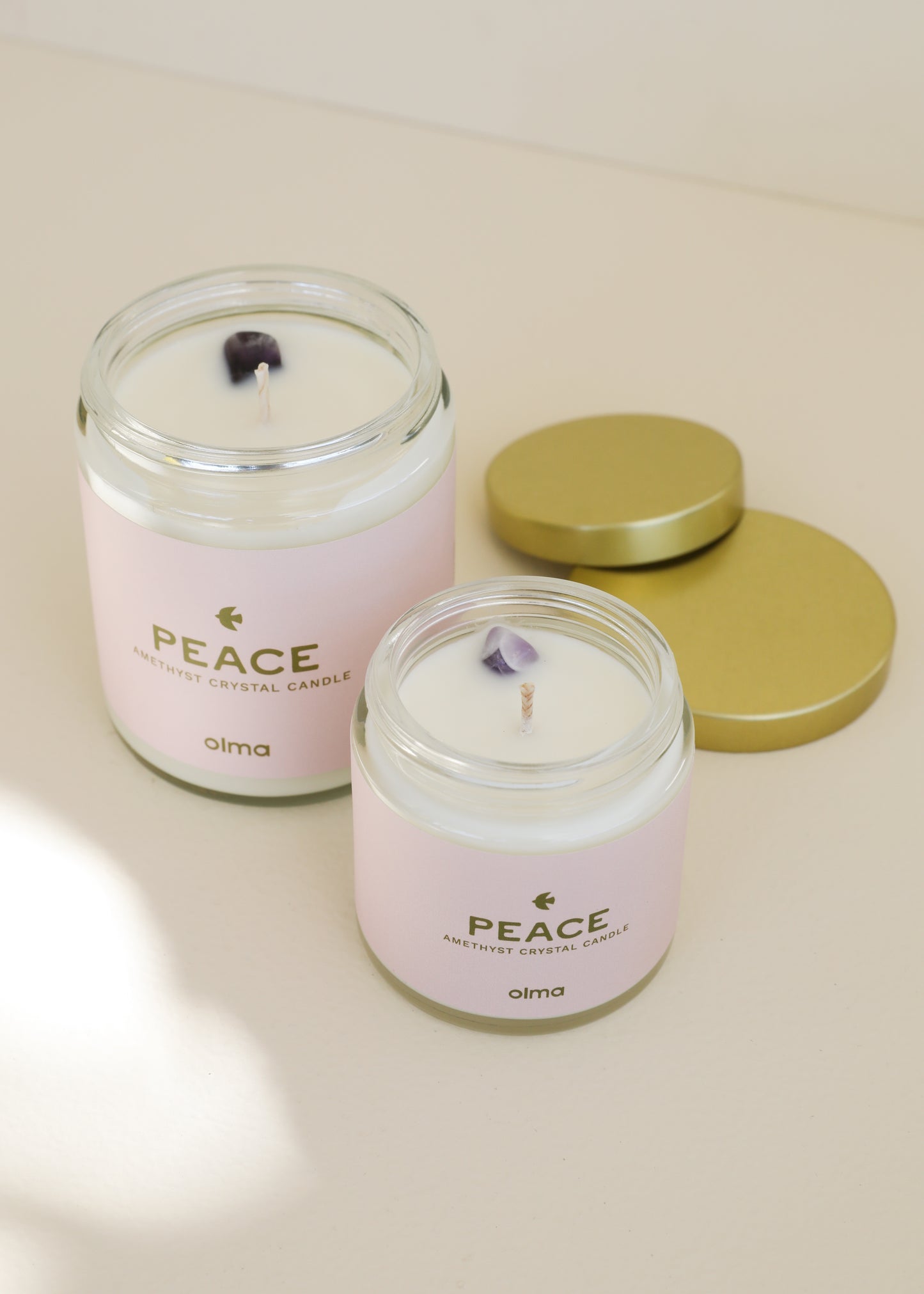 Peace Intention Candle - Clear