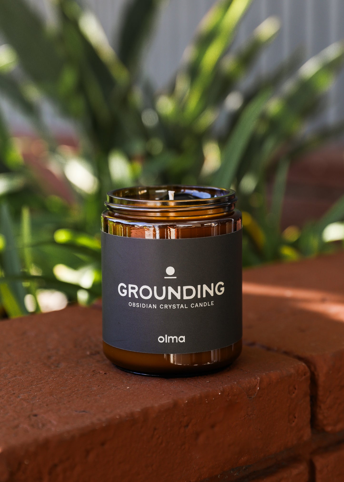 Grounding Intention Candle - Amber