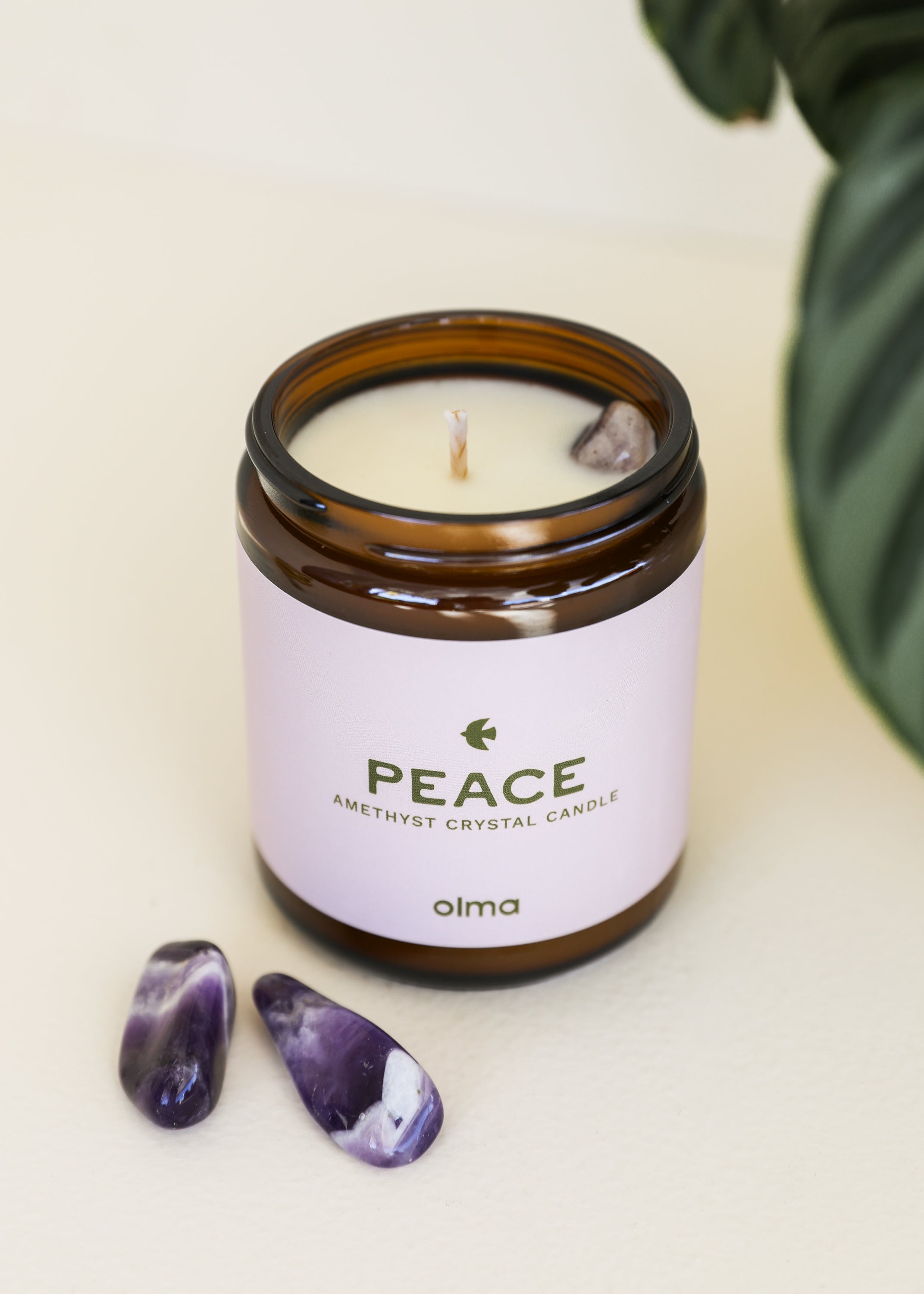 Peace Intention Candle - Amber – JaxKelly Candles