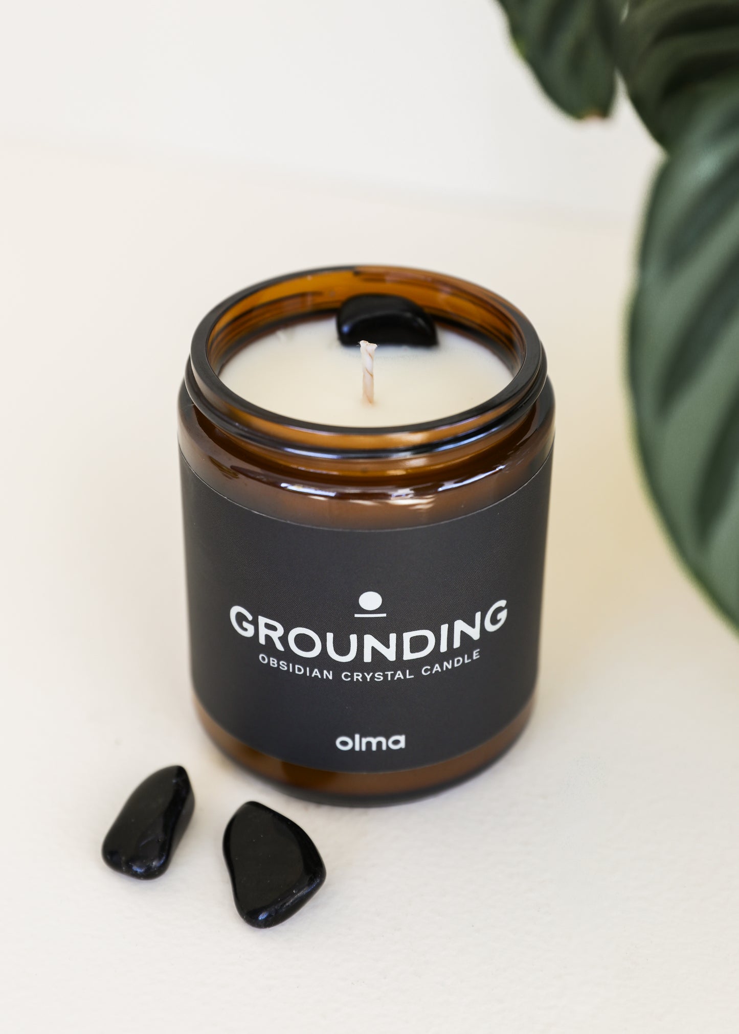 Grounding Intention Candle - Amber