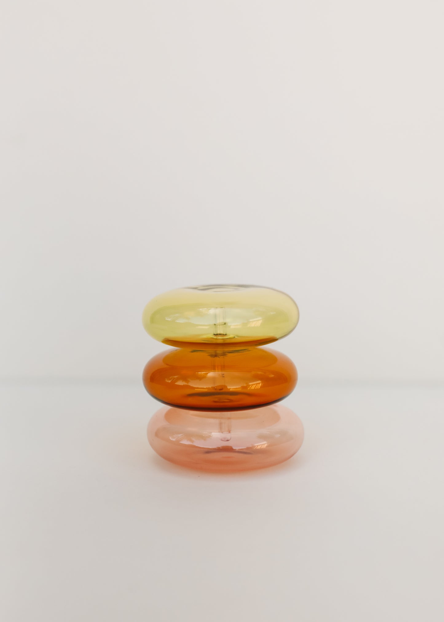 Glass Bubble Incense Holder - Amber
